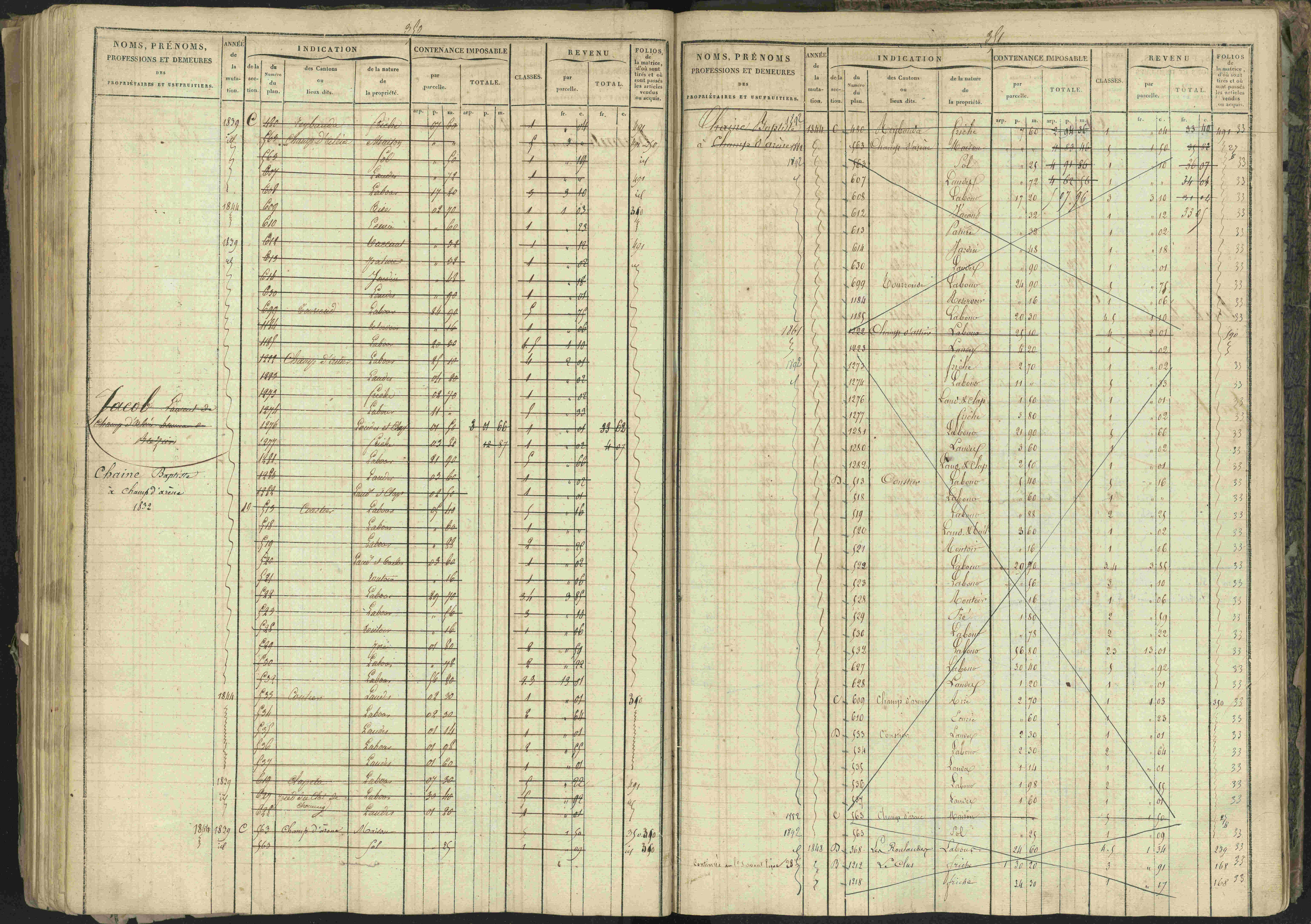Bréziers - 3 P 273/2 - 3 P 273/2 - Matrice, folios 1-640. 