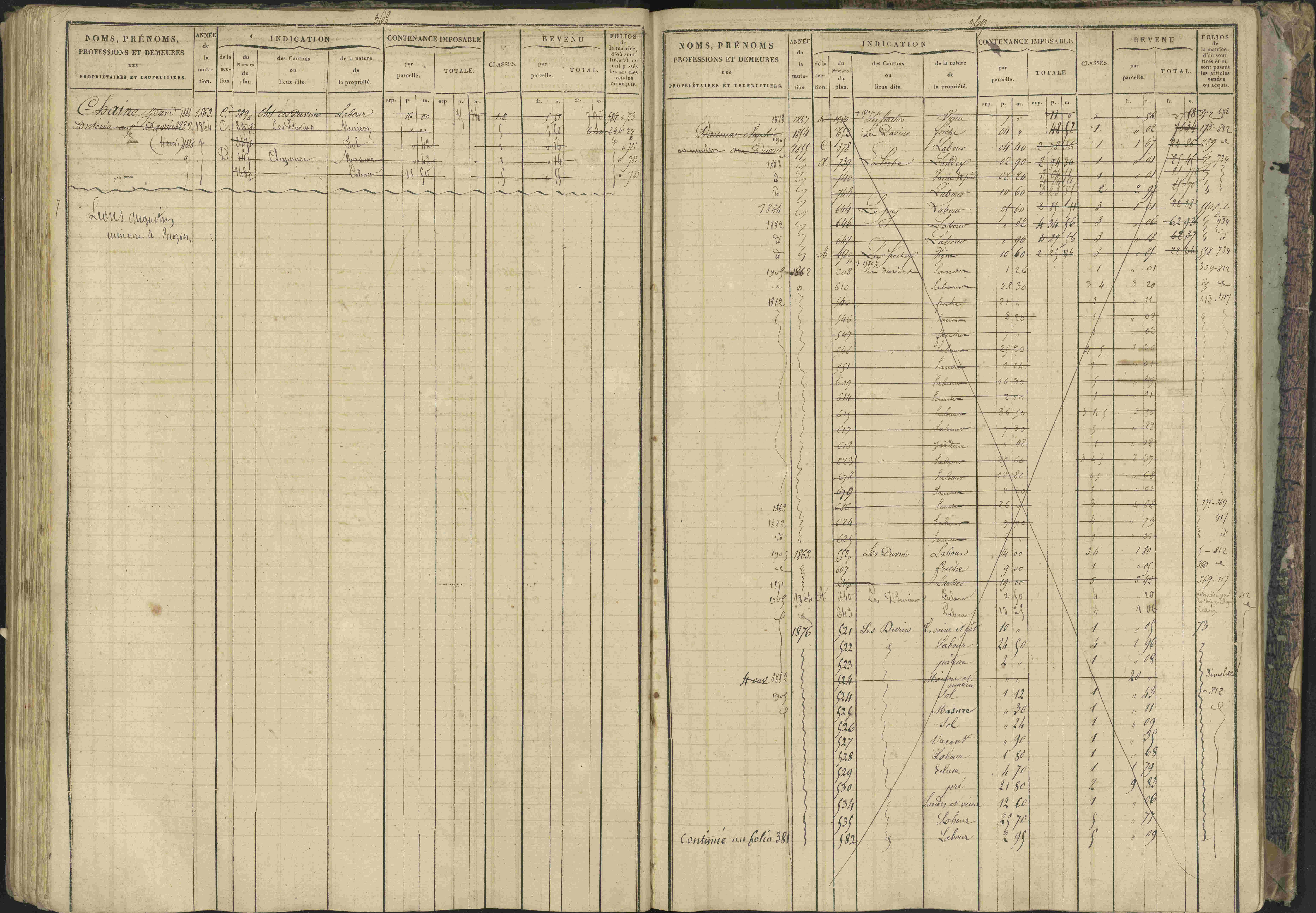 Bréziers - 3 P 273/2 - 3 P 273/2 - Matrice, folios 1-640. 