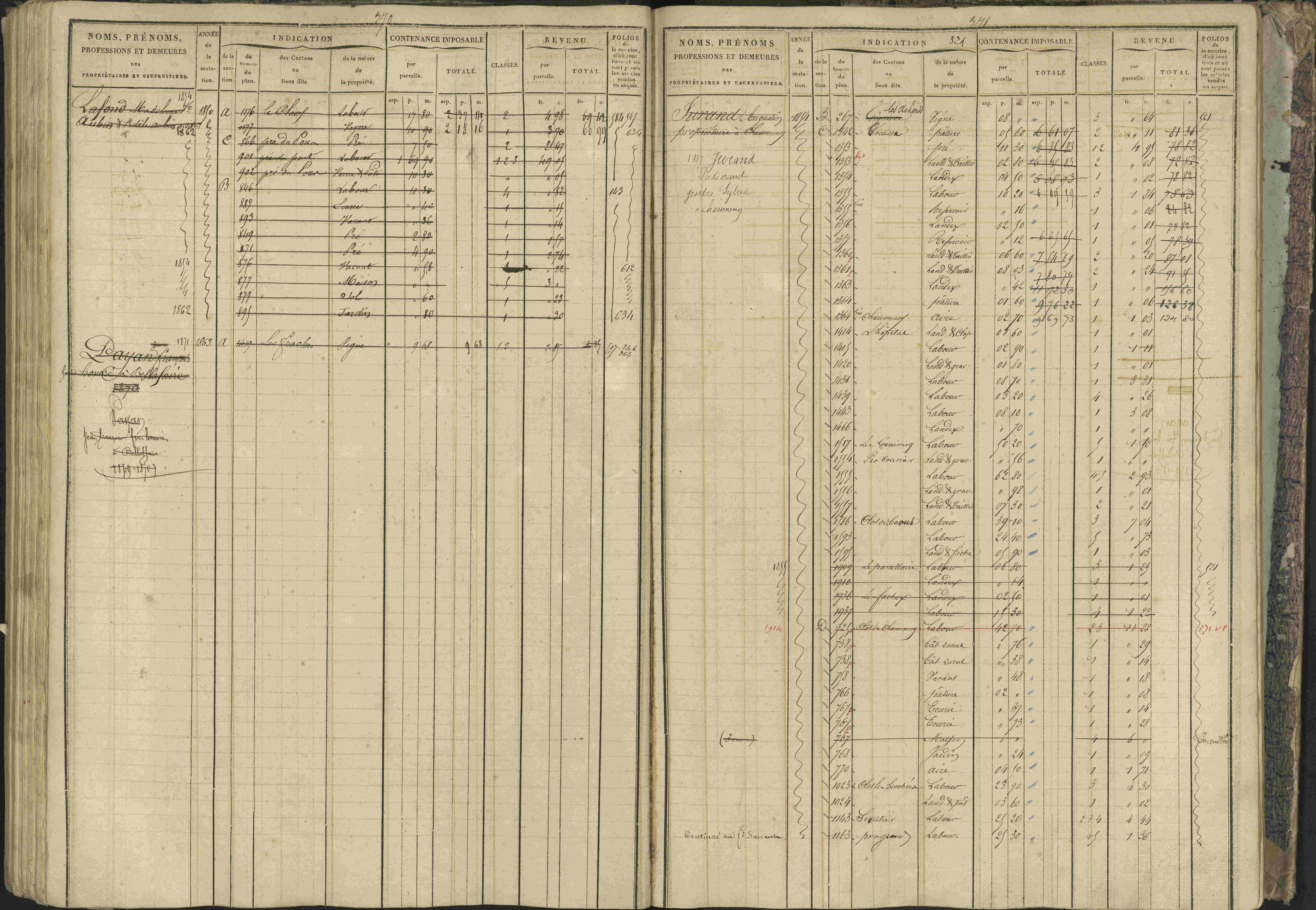 Bréziers - 3 P 273/2 - 3 P 273/2 - Matrice, folios 1-640. 