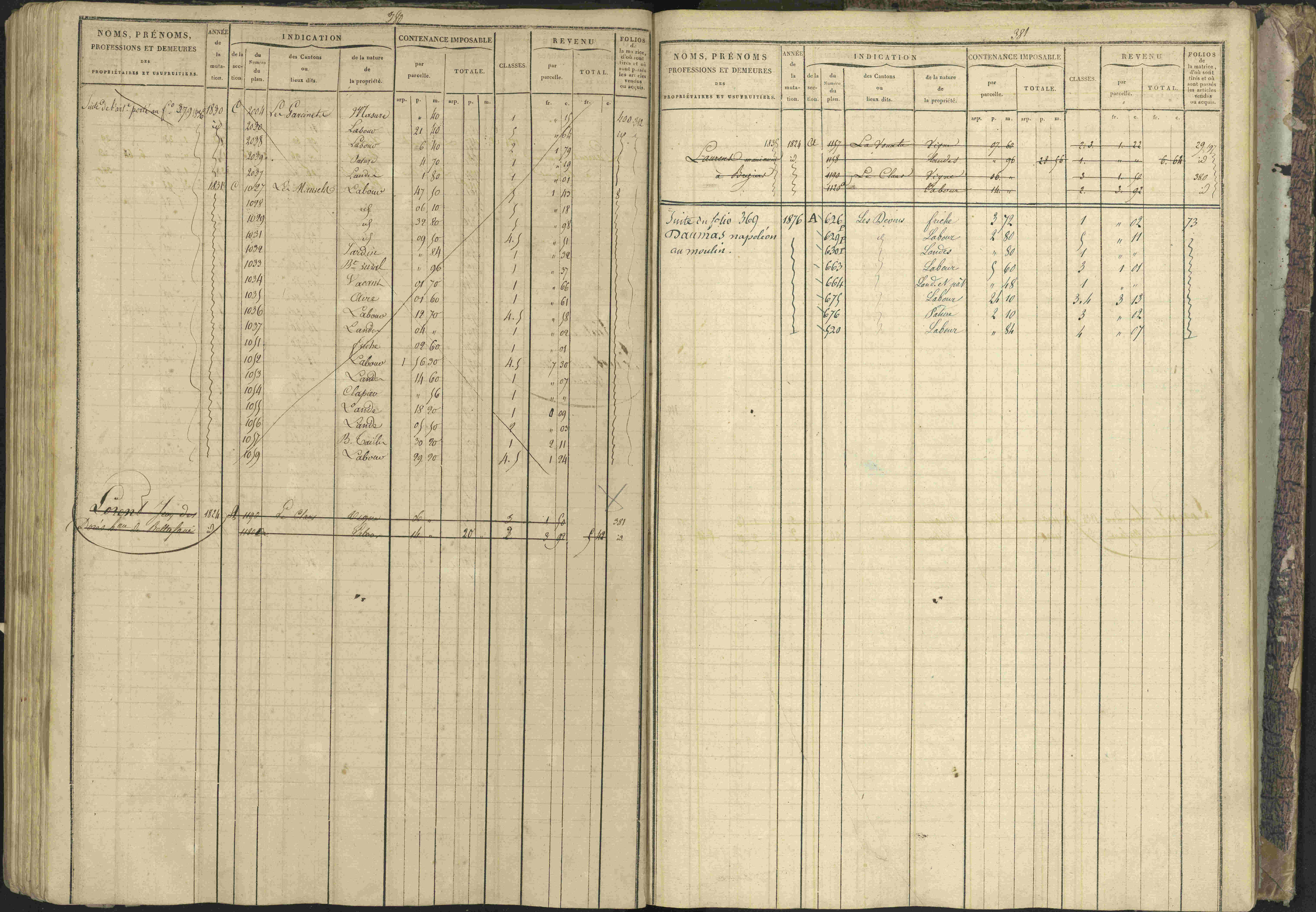 Bréziers - 3 P 273/2 - 3 P 273/2 - Matrice, folios 1-640. 