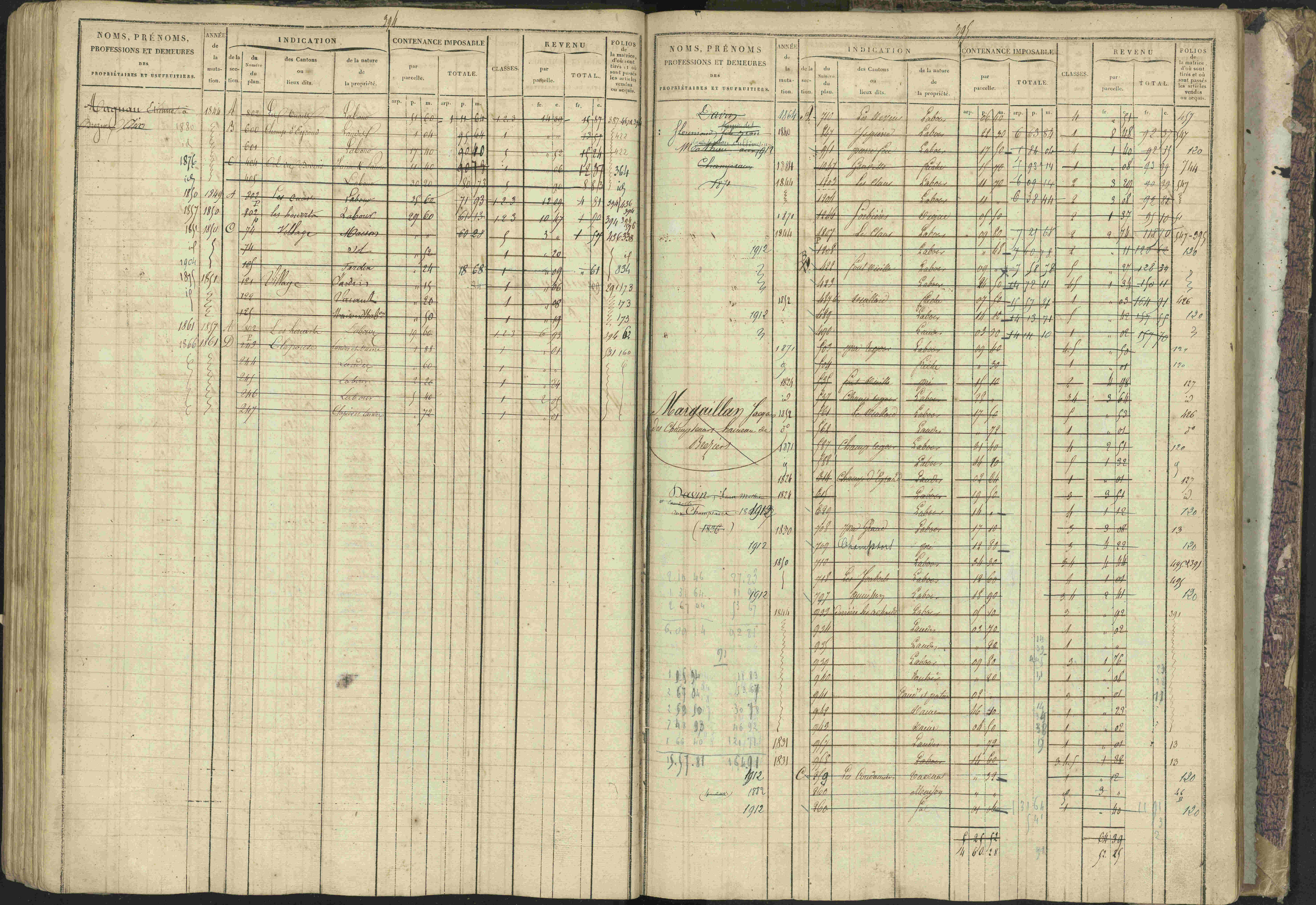 Bréziers - 3 P 273/2 - 3 P 273/2 - Matrice, folios 1-640. 