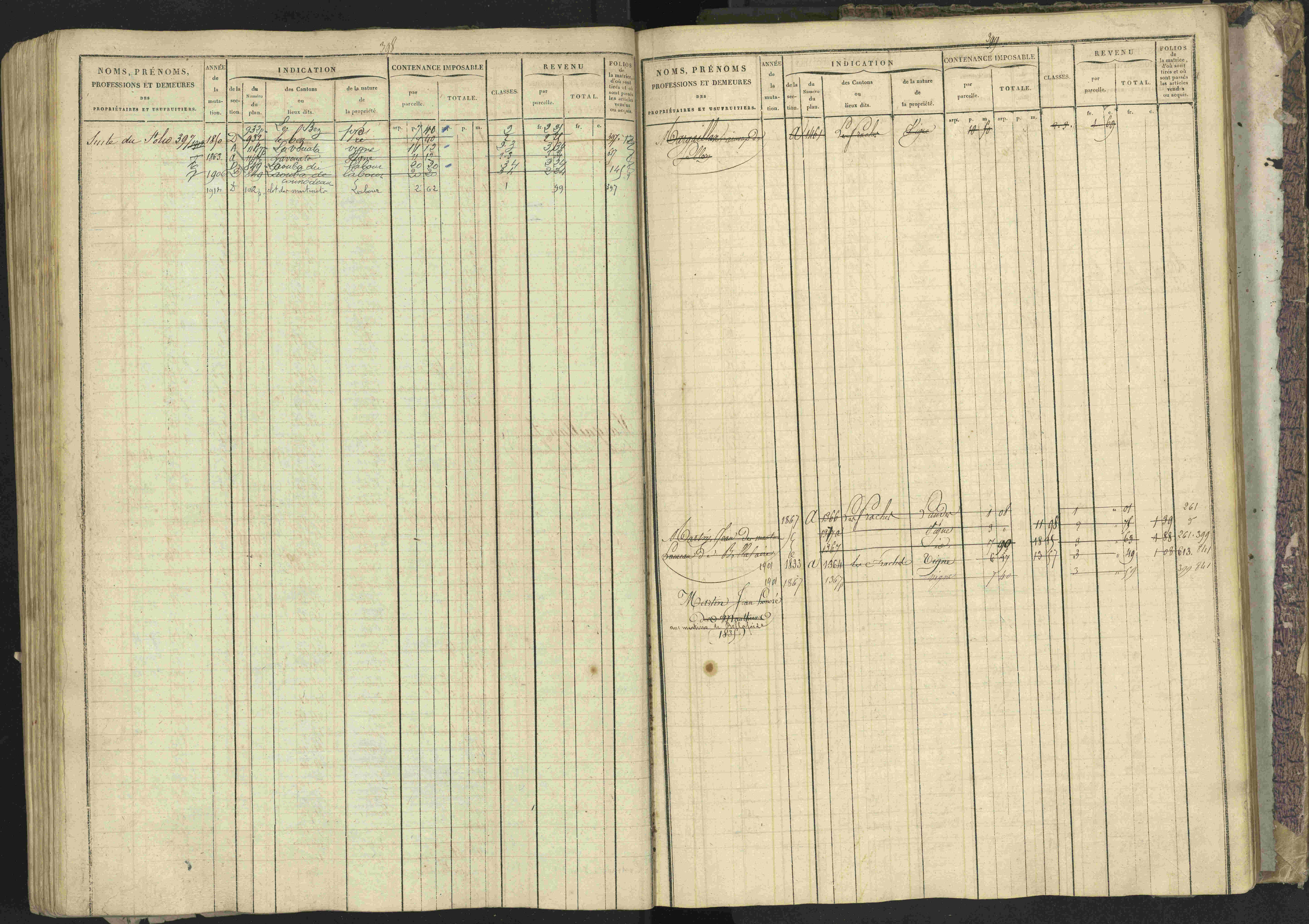 Bréziers - 3 P 273/2 - 3 P 273/2 - Matrice, folios 1-640. 