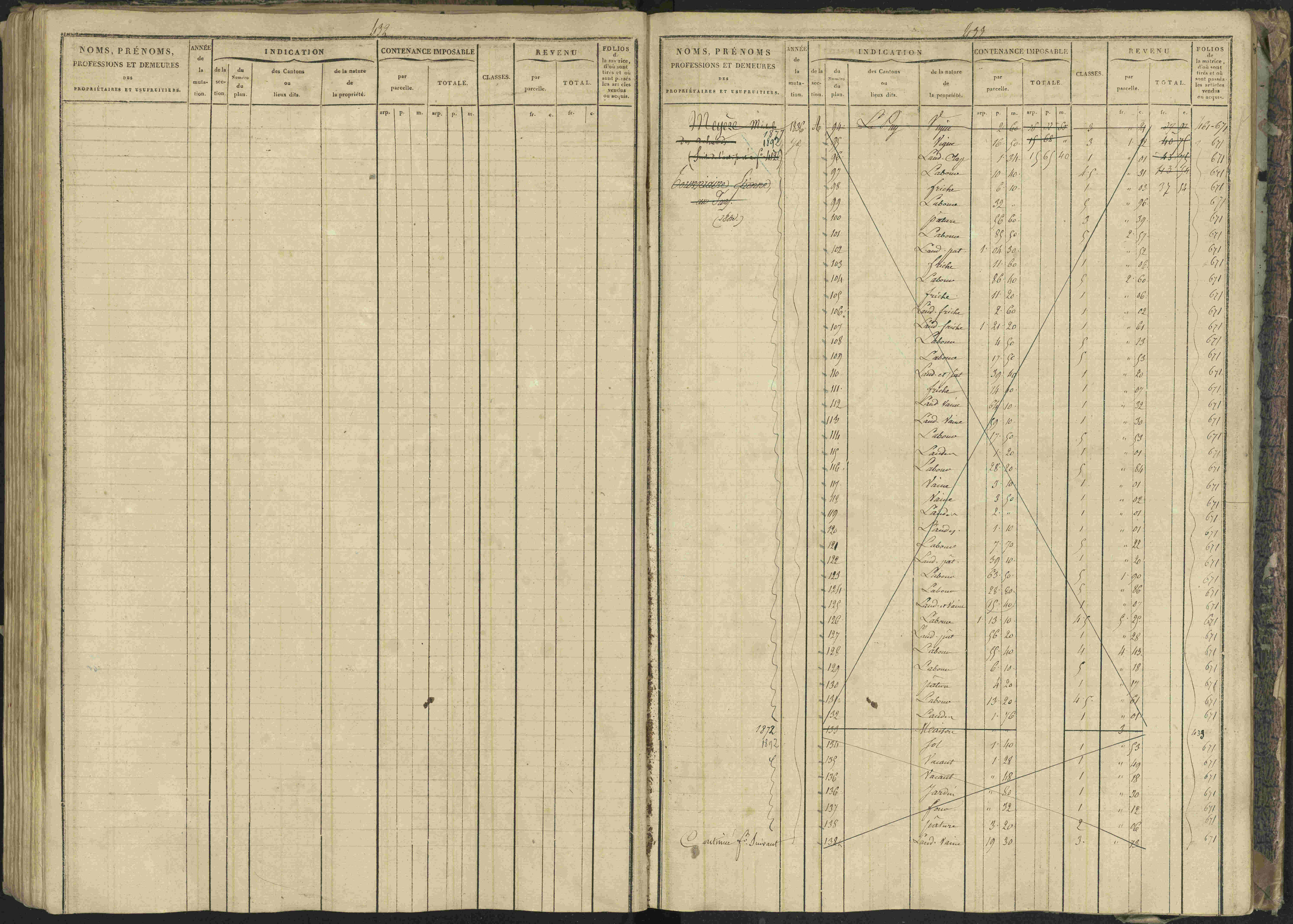 Bréziers - 3 P 273/2 - 3 P 273/2 - Matrice, folios 1-640. 