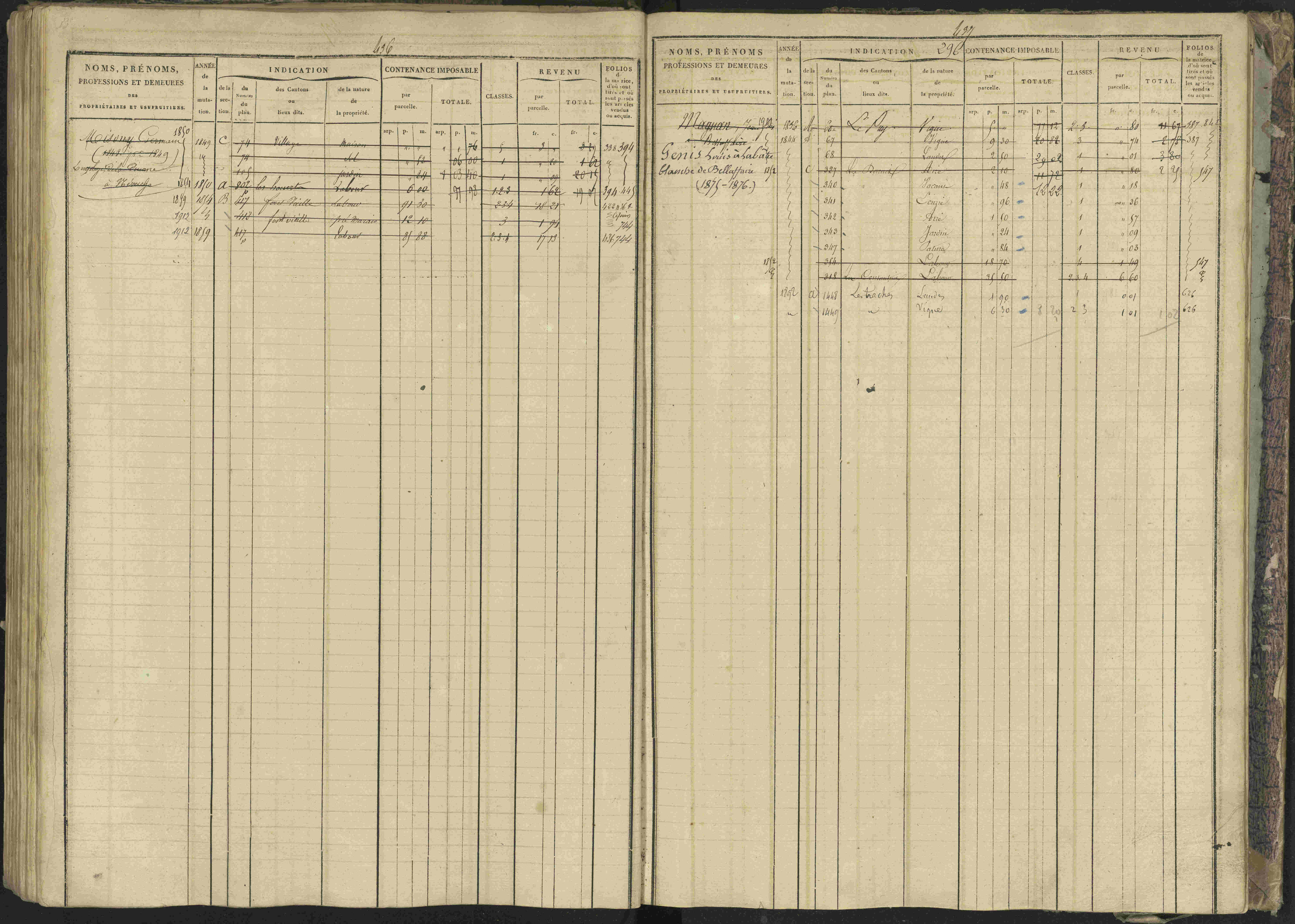 Bréziers - 3 P 273/2 - 3 P 273/2 - Matrice, folios 1-640. 