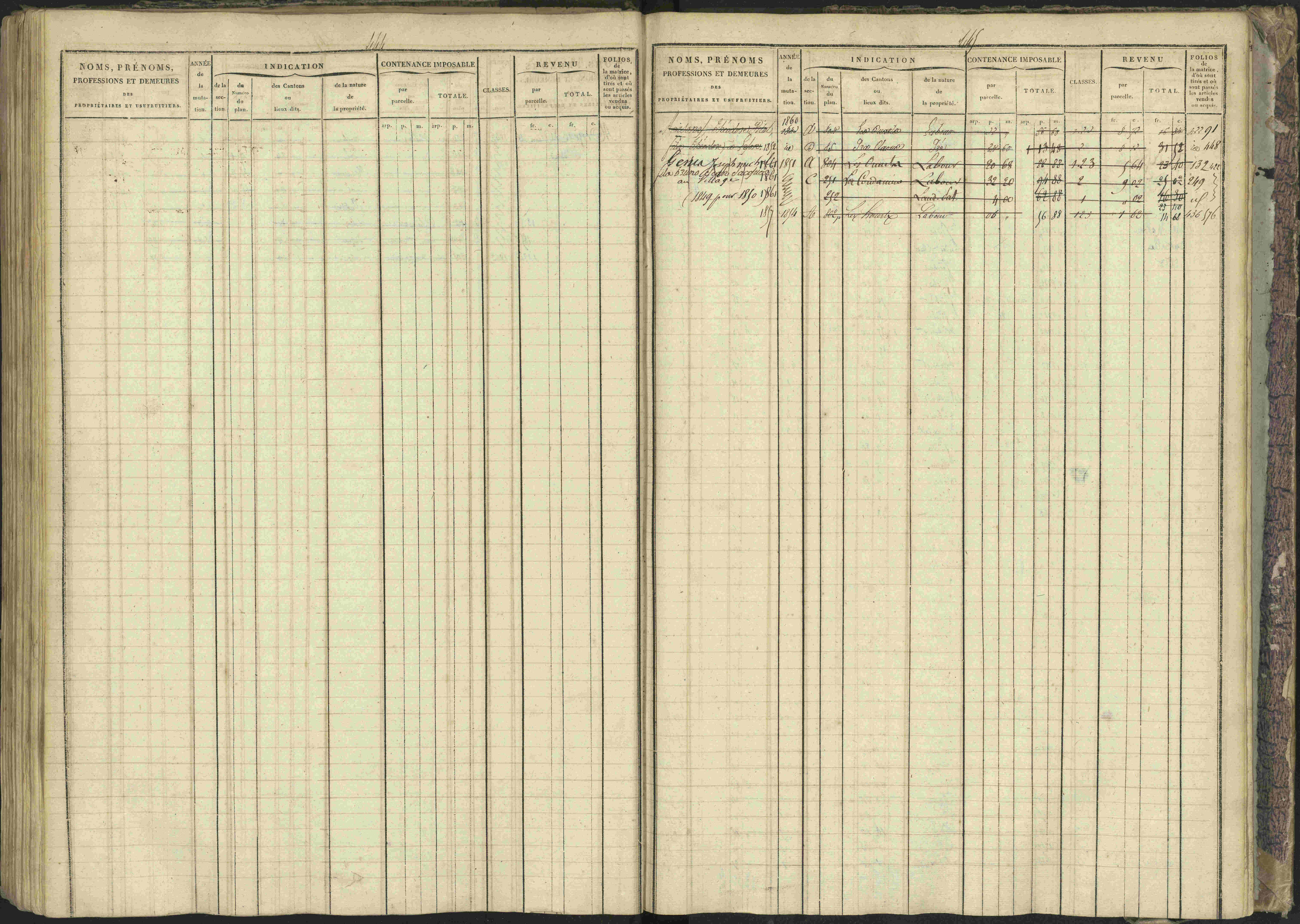 Bréziers - 3 P 273/2 - 3 P 273/2 - Matrice, folios 1-640. 