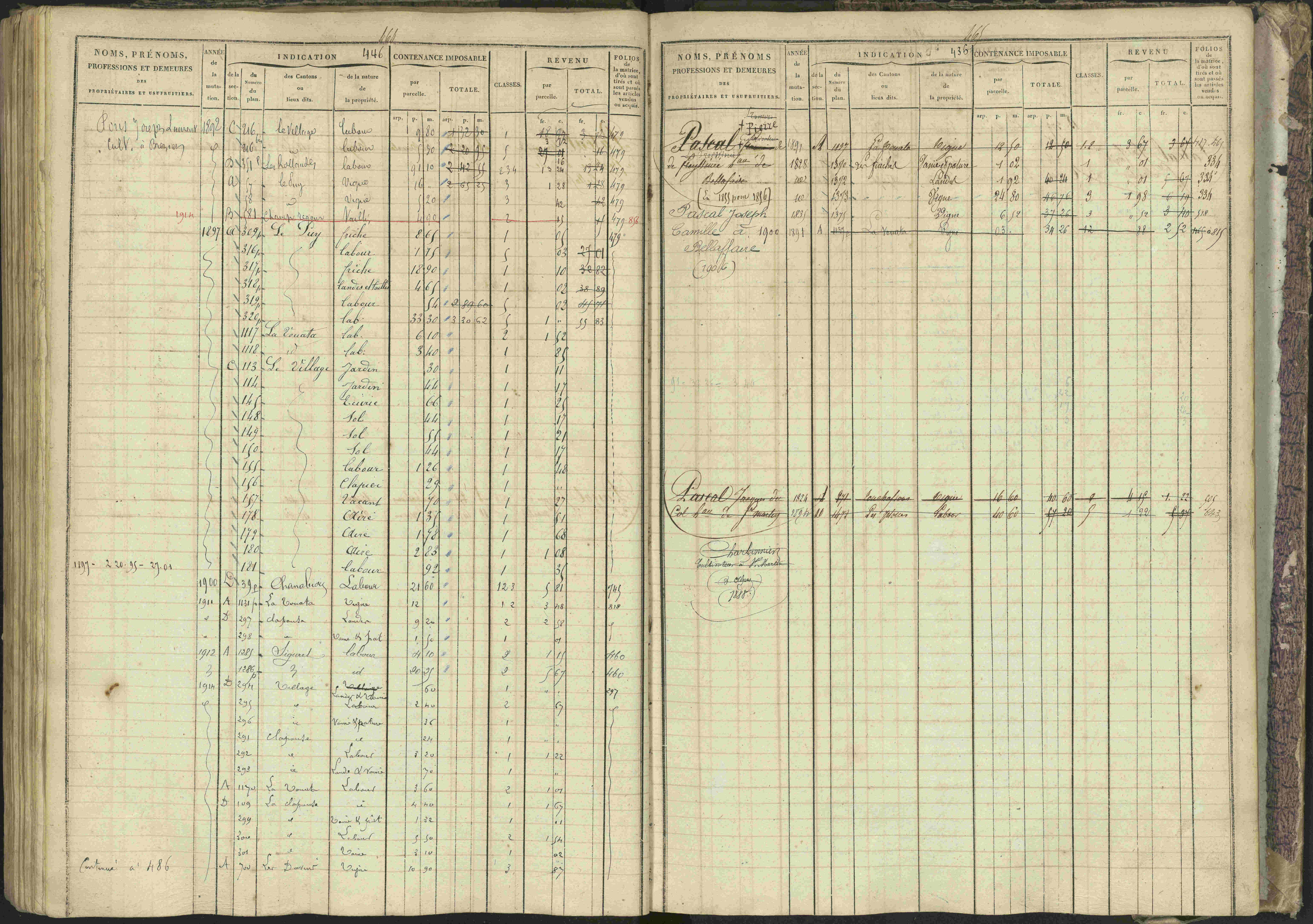 Bréziers - 3 P 273/2 - 3 P 273/2 - Matrice, folios 1-640. 