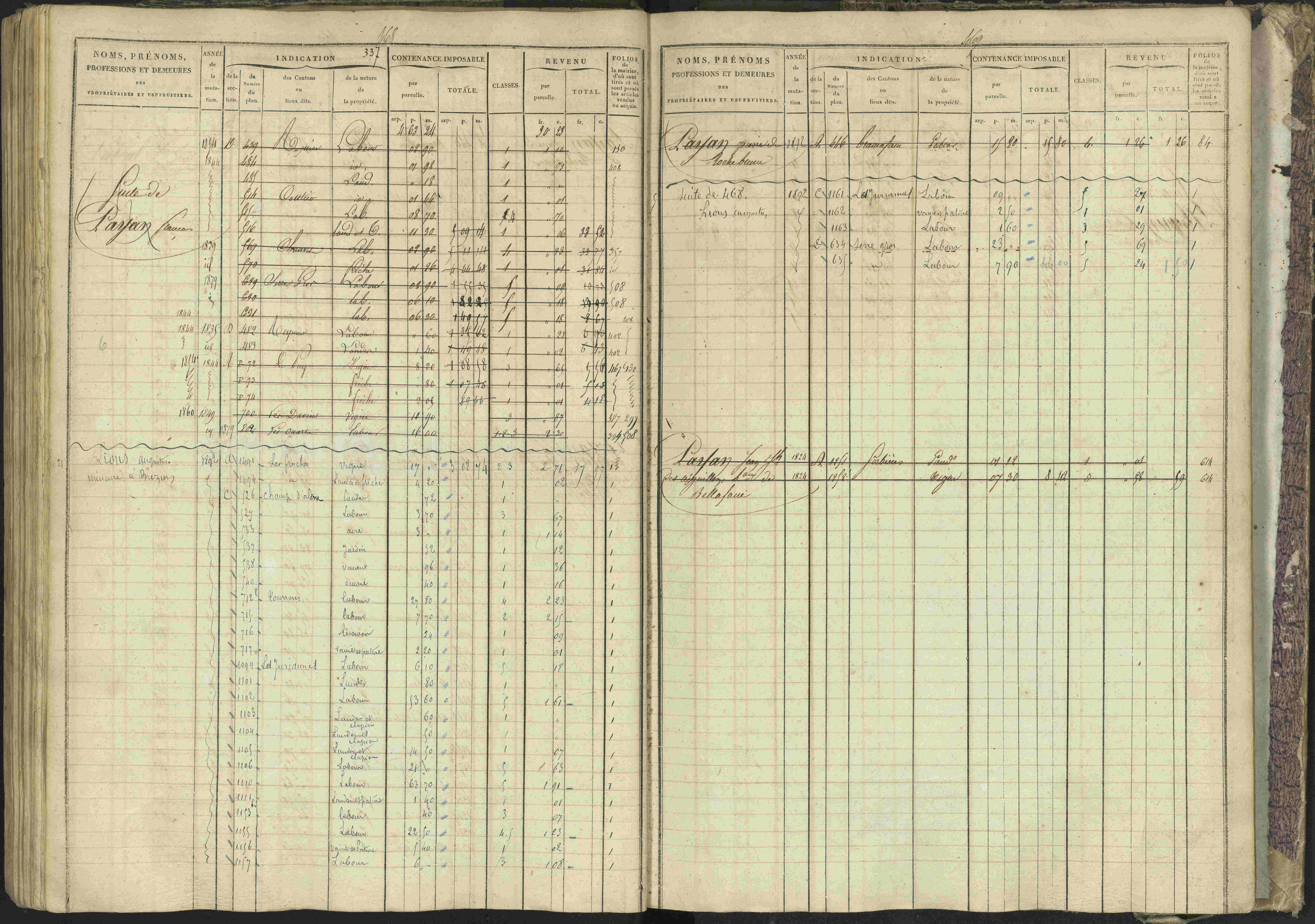Bréziers - 3 P 273/2 - 3 P 273/2 - Matrice, folios 1-640. 