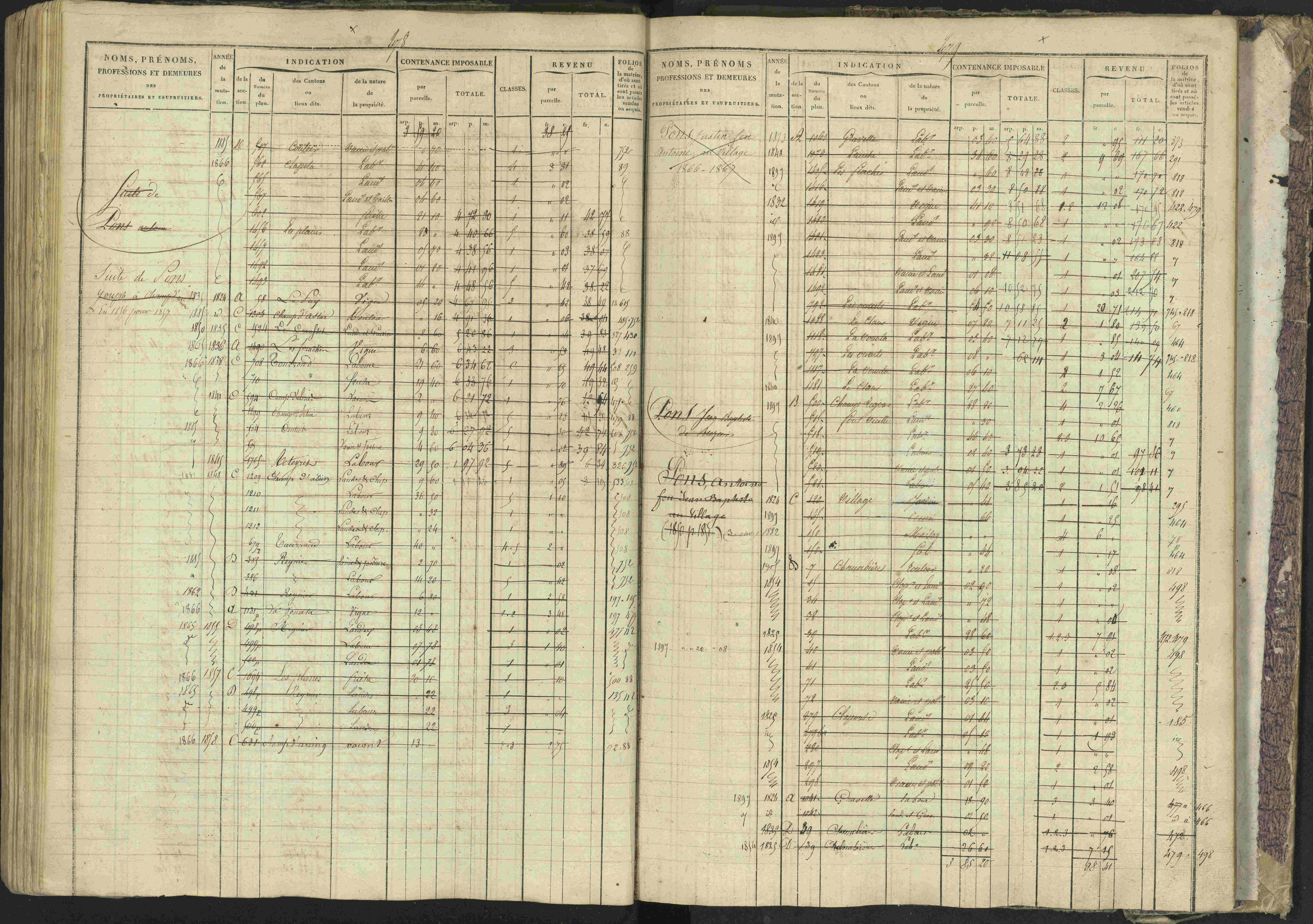 Bréziers - 3 P 273/2 - 3 P 273/2 - Matrice, folios 1-640. 