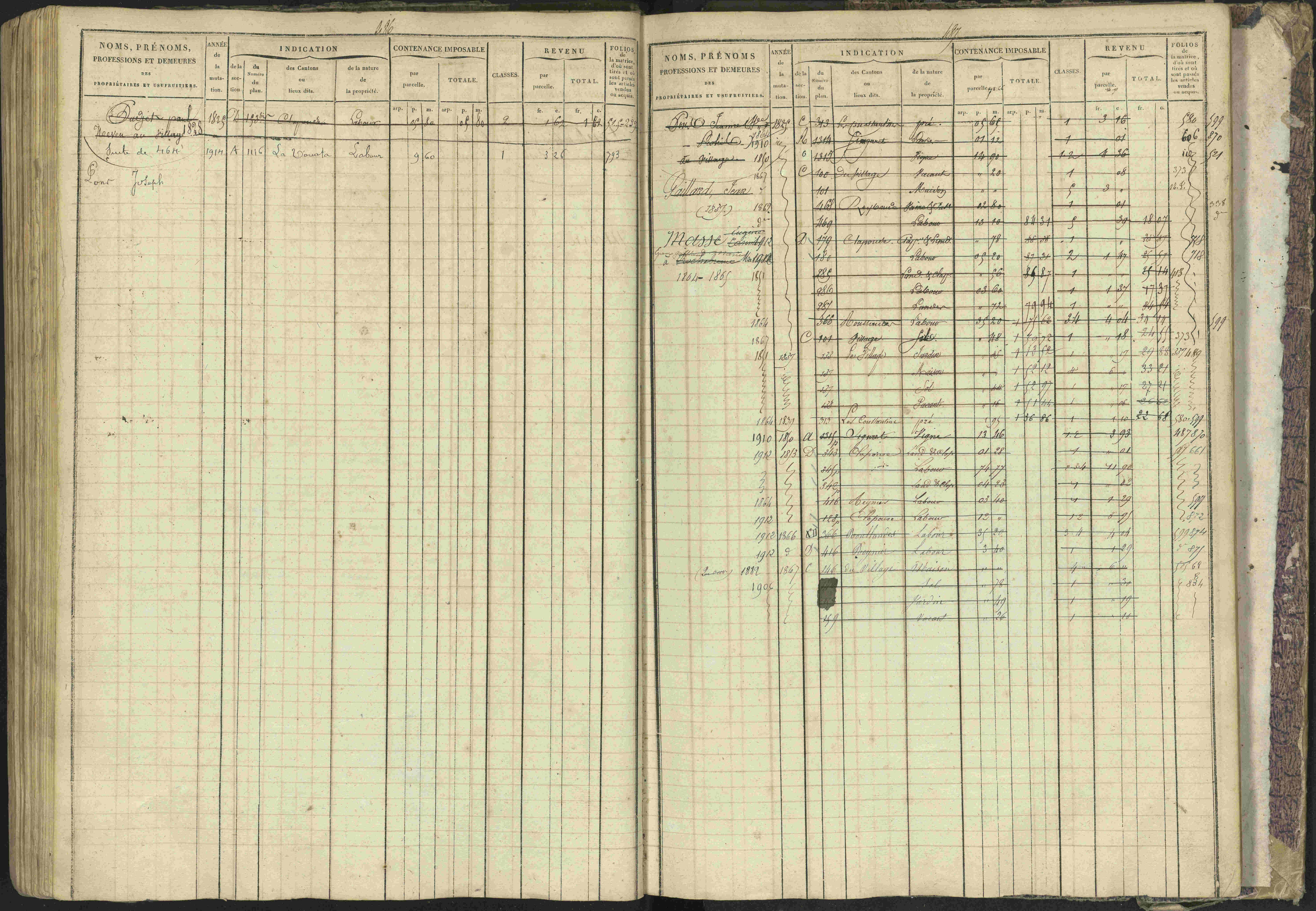 Bréziers - 3 P 273/2 - 3 P 273/2 - Matrice, folios 1-640. 