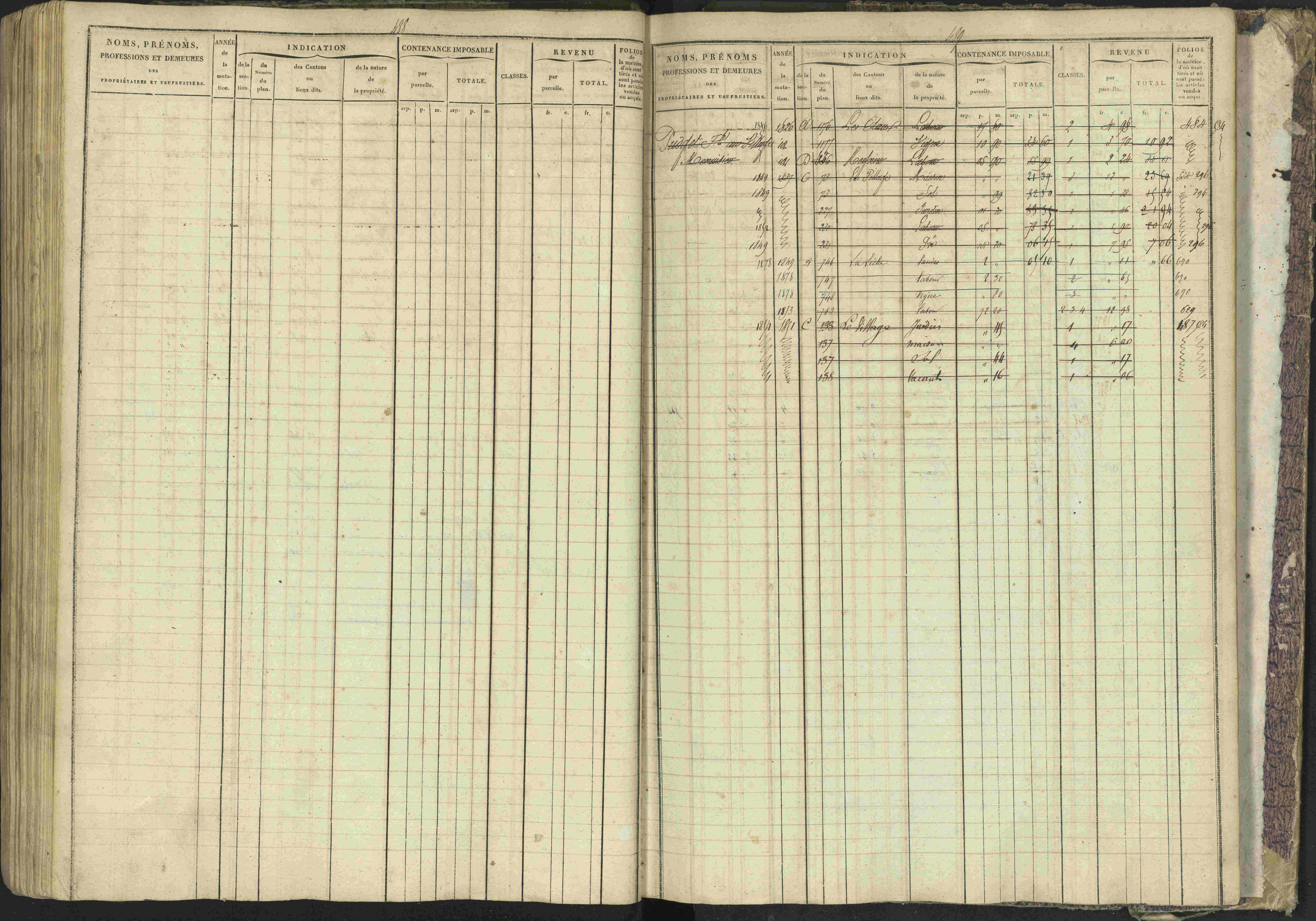 Bréziers - 3 P 273/2 - 3 P 273/2 - Matrice, folios 1-640. 