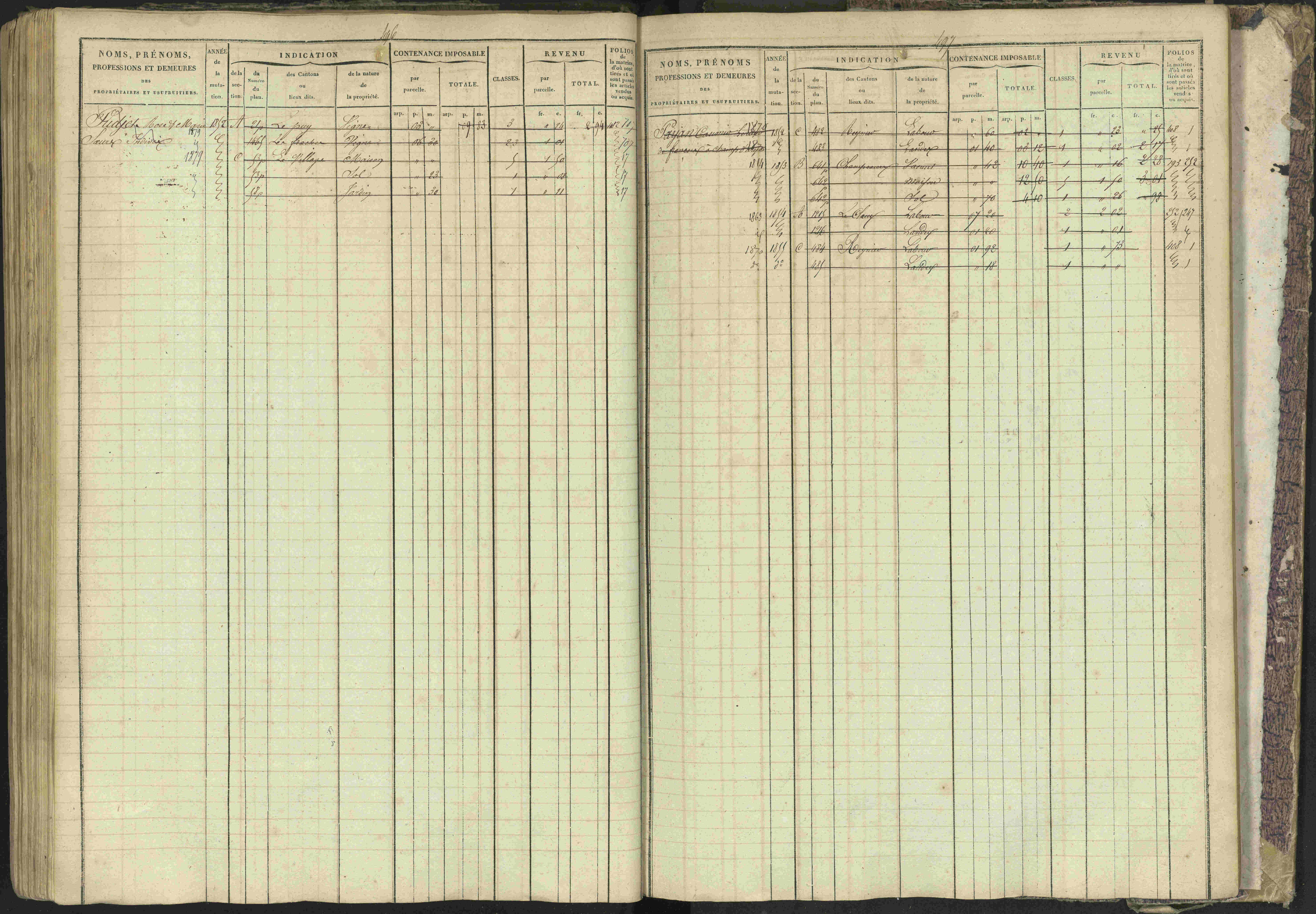 Bréziers - 3 P 273/2 - 3 P 273/2 - Matrice, folios 1-640. 