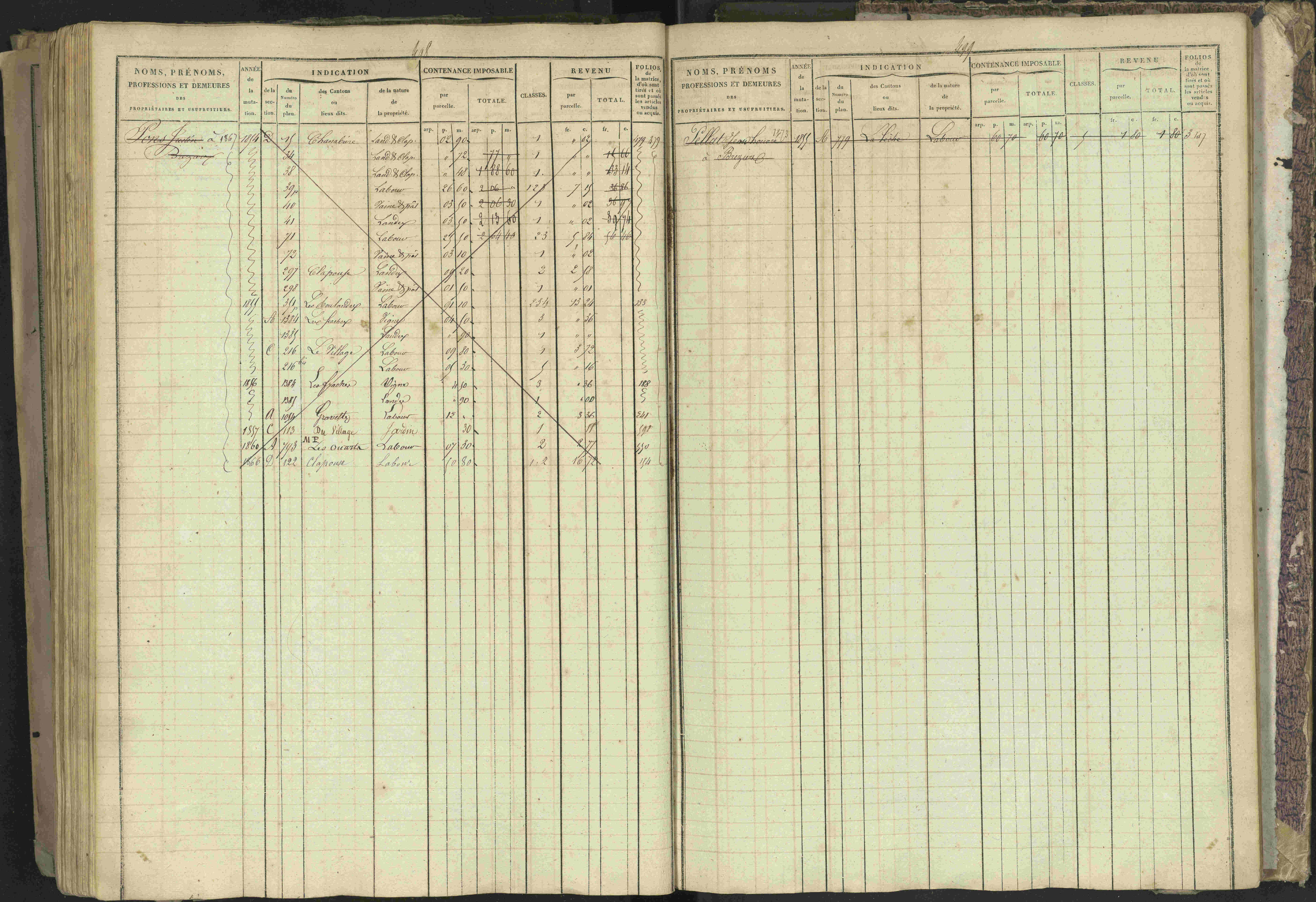 Bréziers - 3 P 273/2 - 3 P 273/2 - Matrice, folios 1-640. 