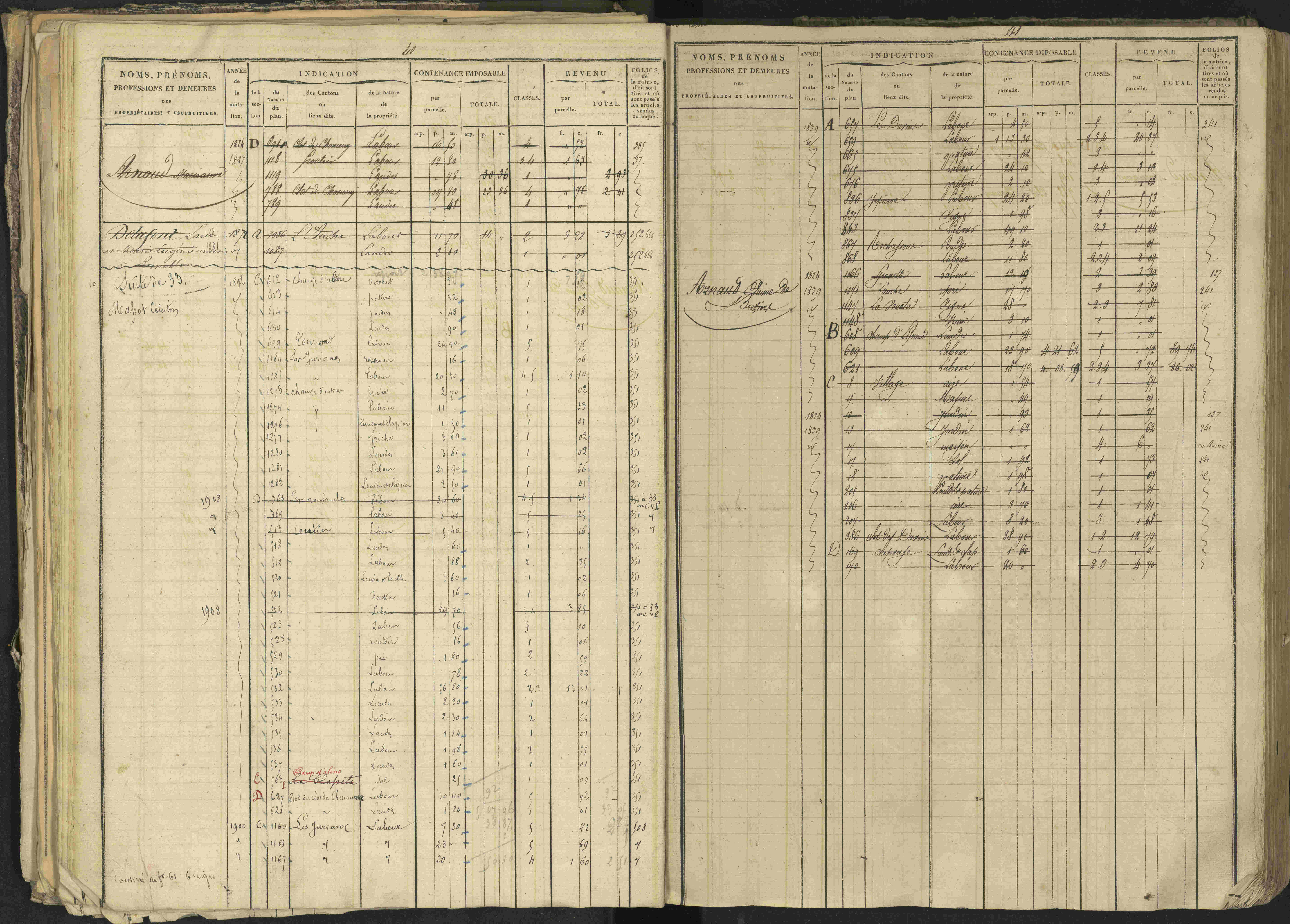 Bréziers - 3 P 273/2 - 3 P 273/2 - Matrice, folios 1-640. 