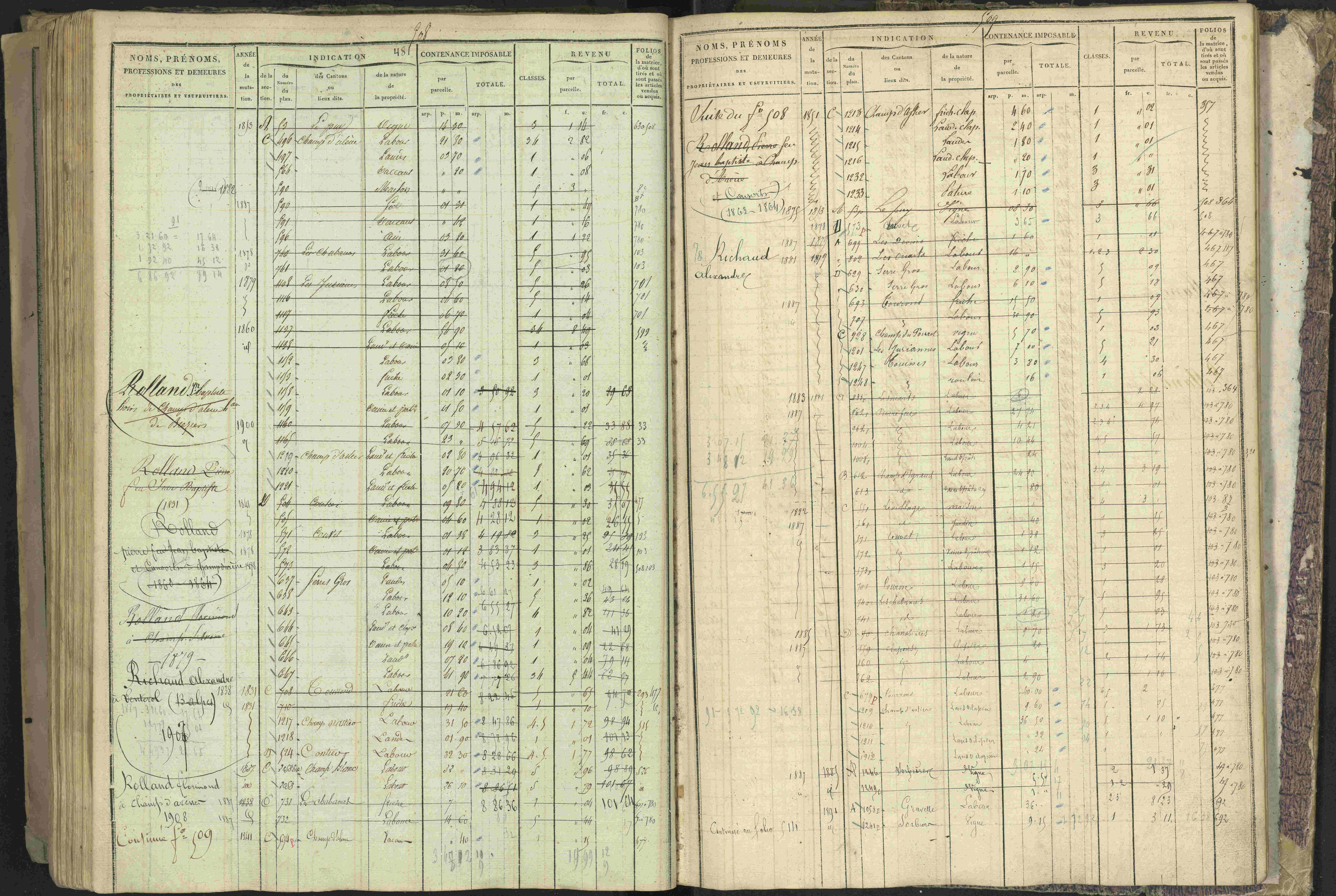 Bréziers - 3 P 273/2 - 3 P 273/2 - Matrice, folios 1-640. 