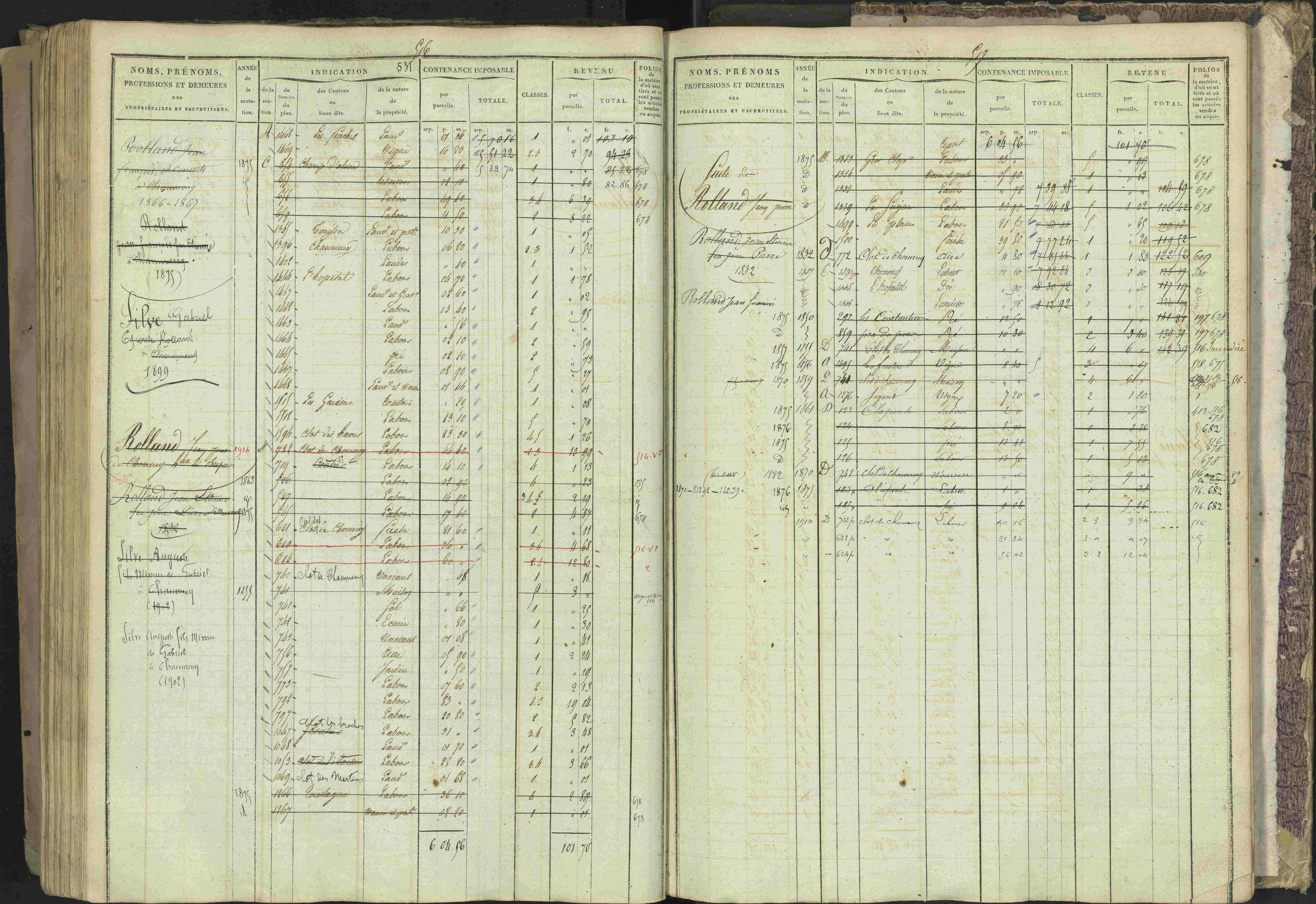 Bréziers - 3 P 273/2 - 3 P 273/2 - Matrice, folios 1-640. 