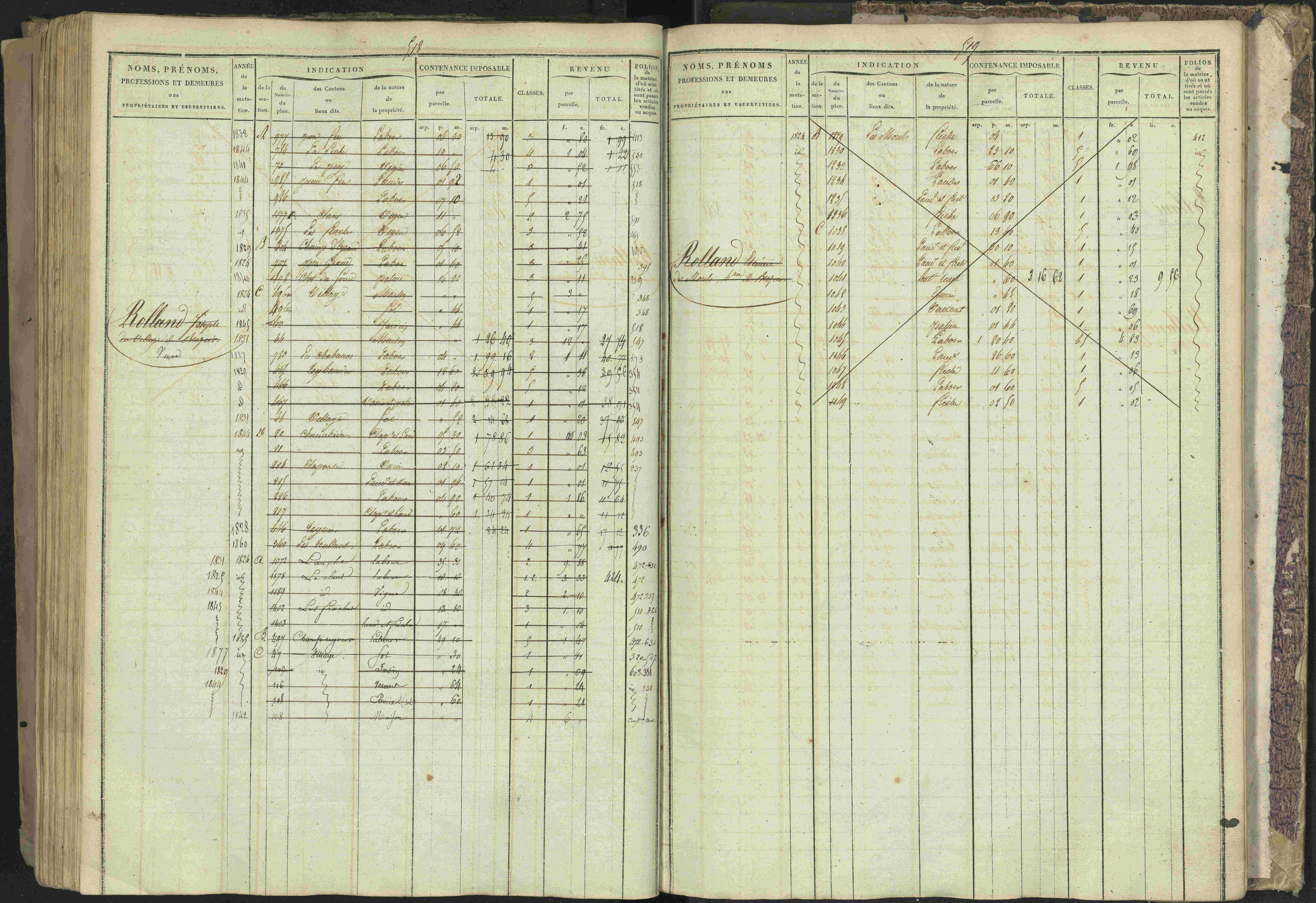 Bréziers - 3 P 273/2 - 3 P 273/2 - Matrice, folios 1-640. 