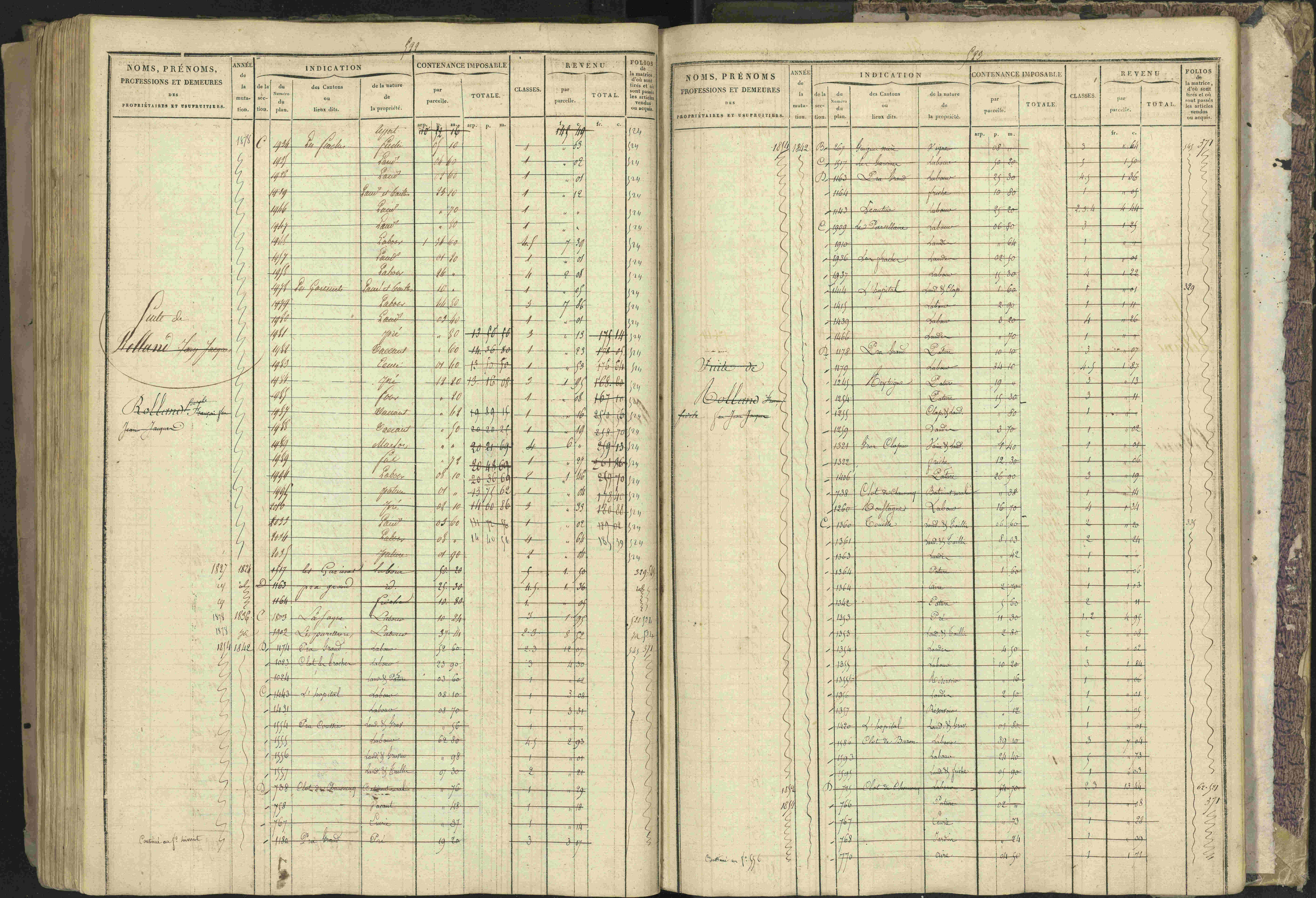 Bréziers - 3 P 273/2 - 3 P 273/2 - Matrice, folios 1-640. 