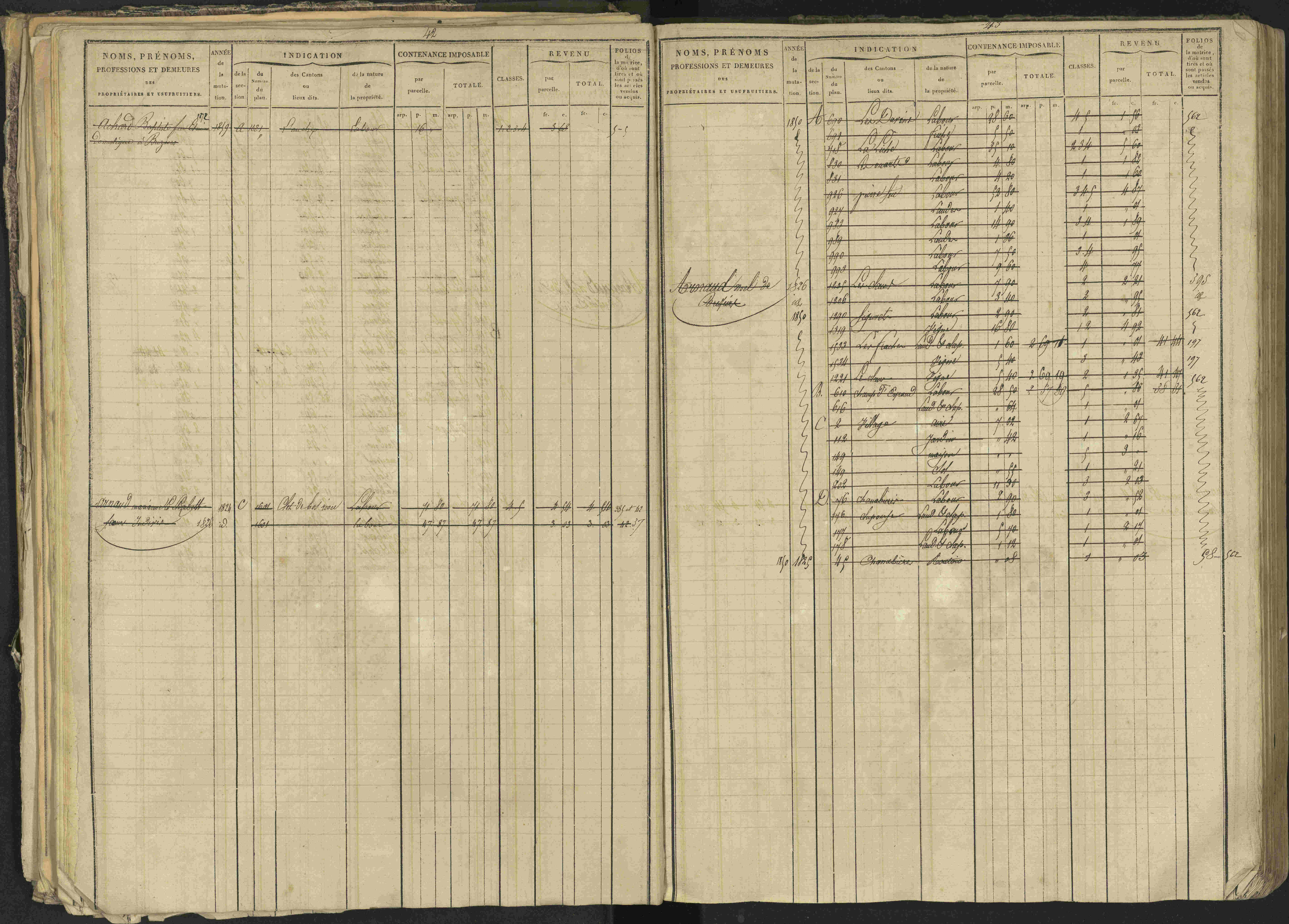Bréziers - 3 P 273/2 - 3 P 273/2 - Matrice, folios 1-640. 
