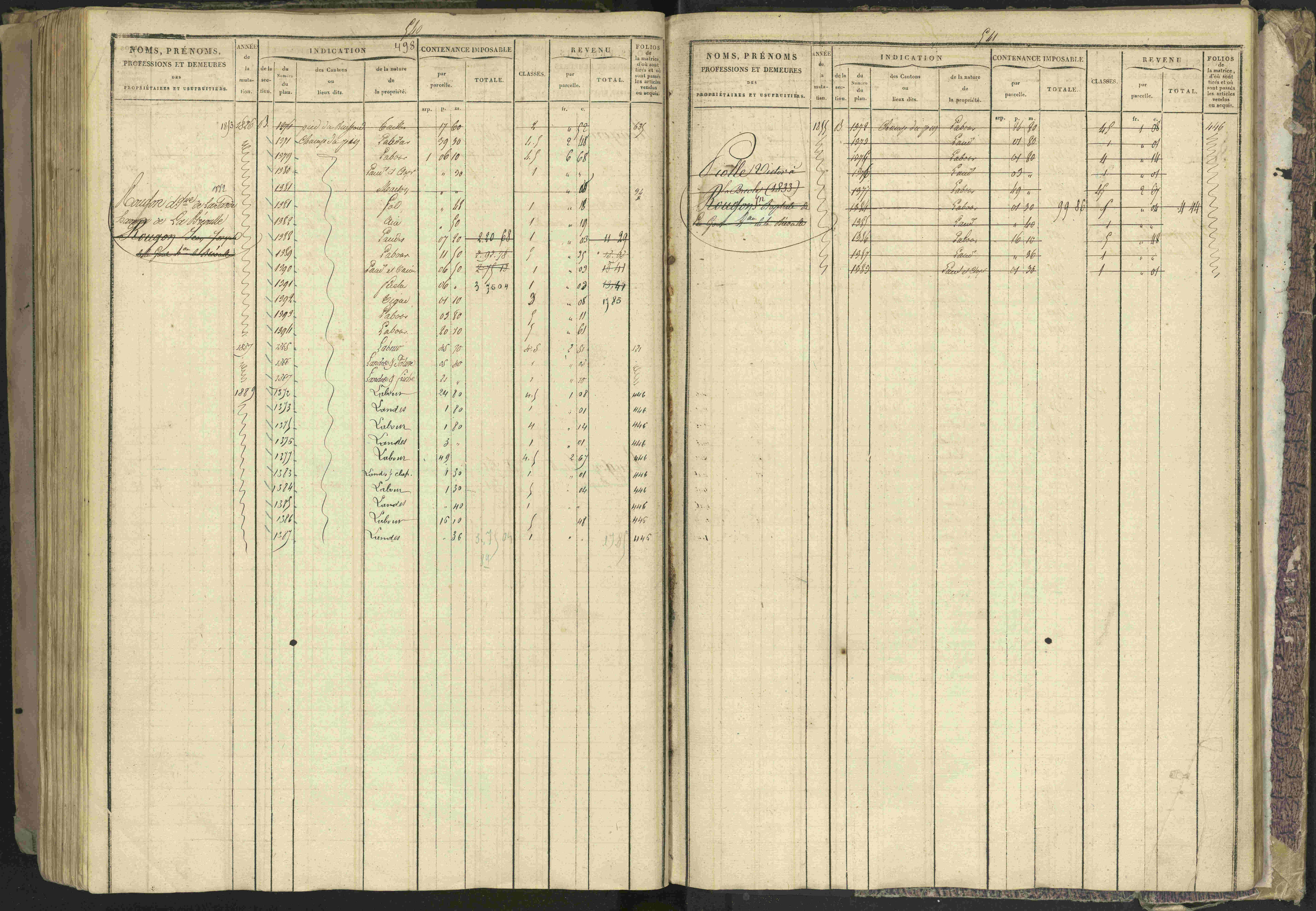 Bréziers - 3 P 273/2 - 3 P 273/2 - Matrice, folios 1-640. 