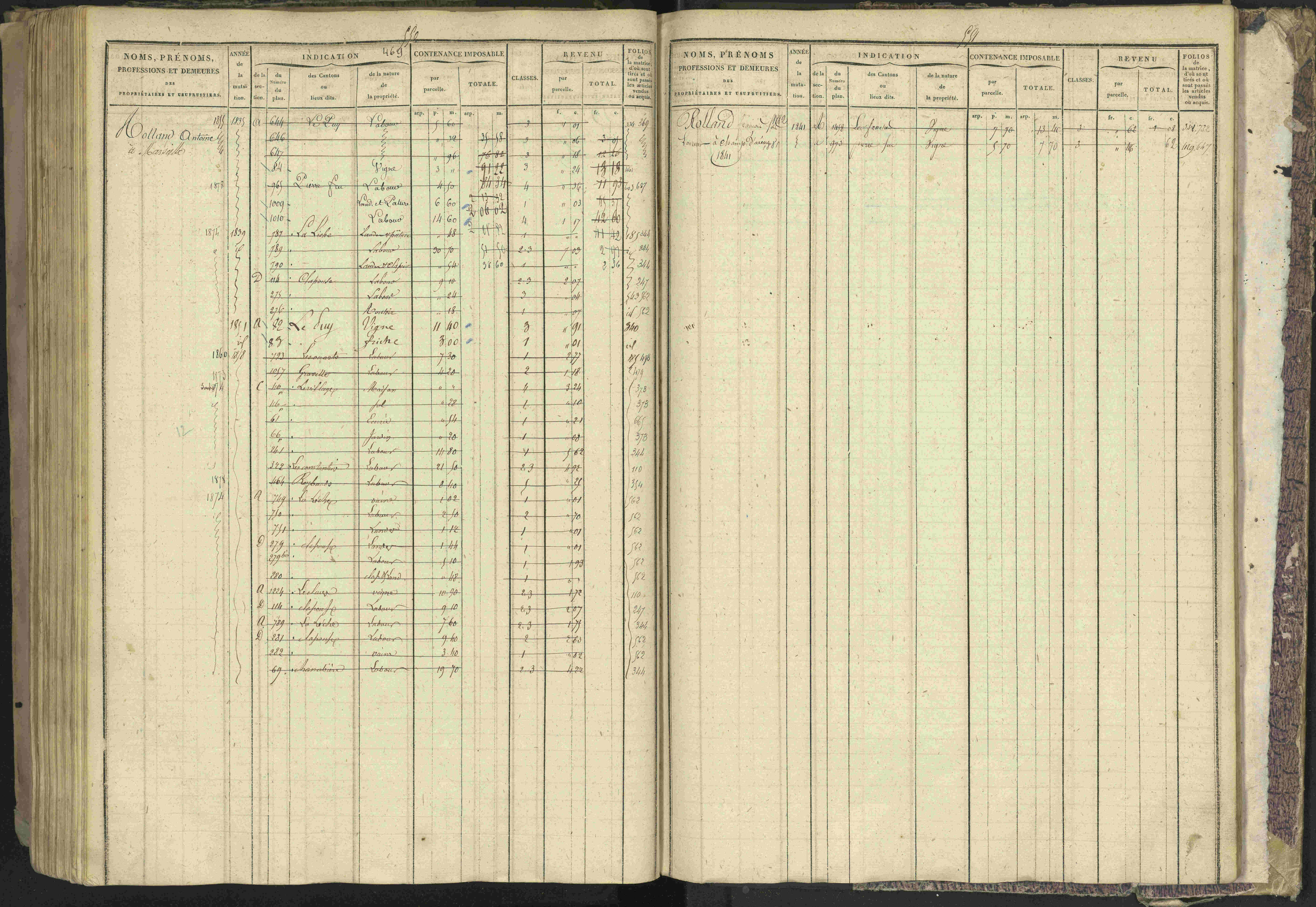 Bréziers - 3 P 273/2 - 3 P 273/2 - Matrice, folios 1-640. 