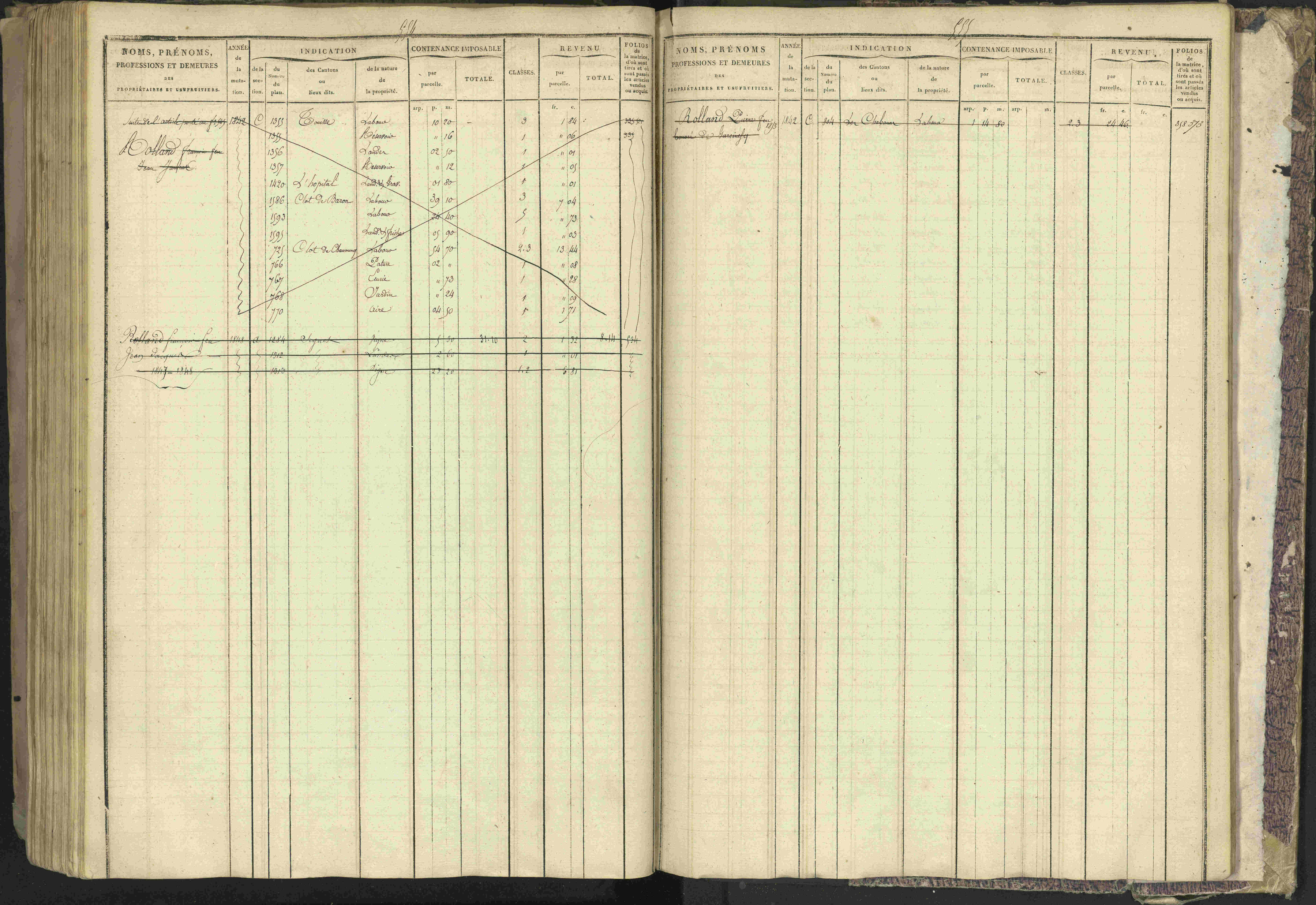 Bréziers - 3 P 273/2 - 3 P 273/2 - Matrice, folios 1-640. 