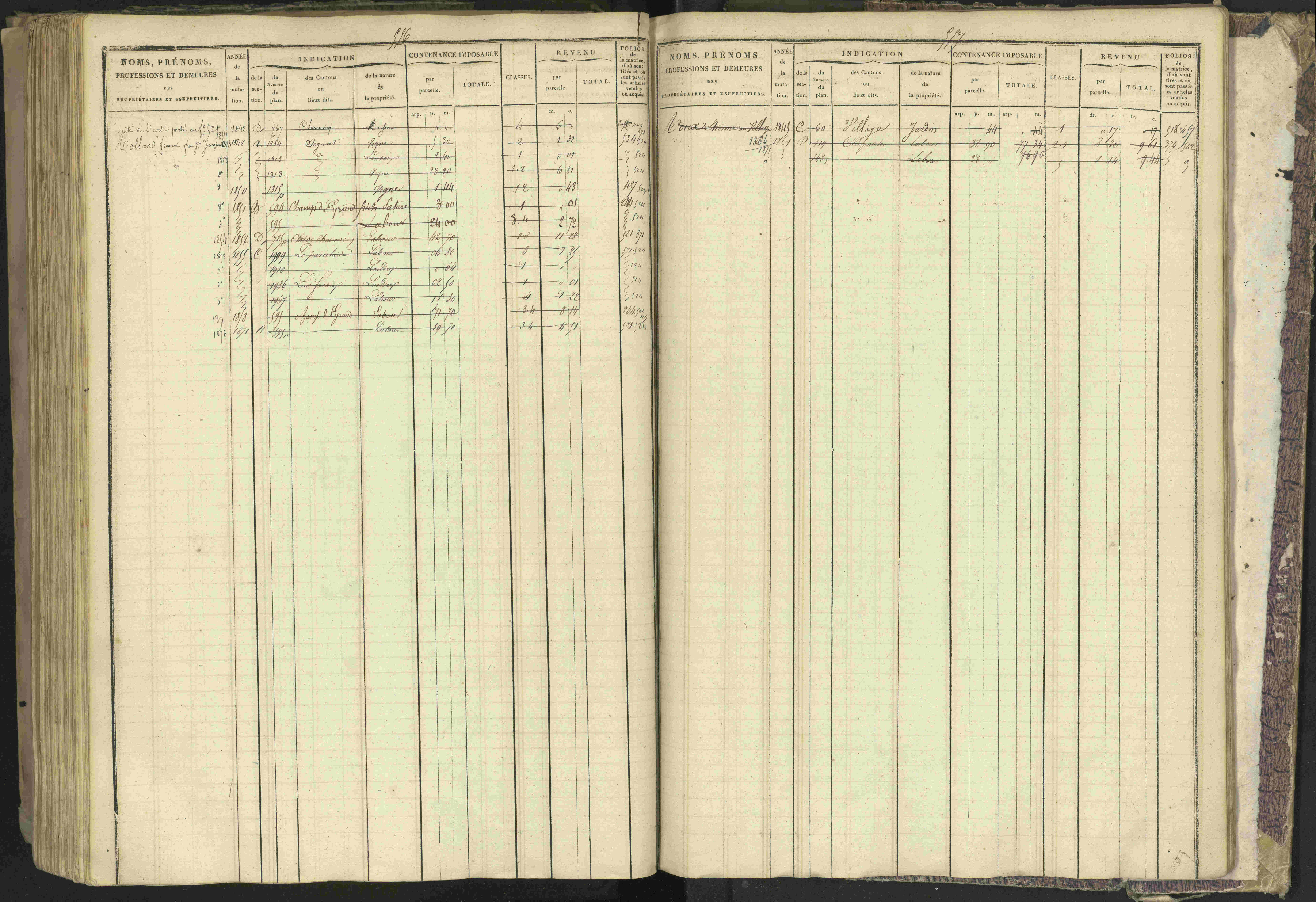 Bréziers - 3 P 273/2 - 3 P 273/2 - Matrice, folios 1-640. 