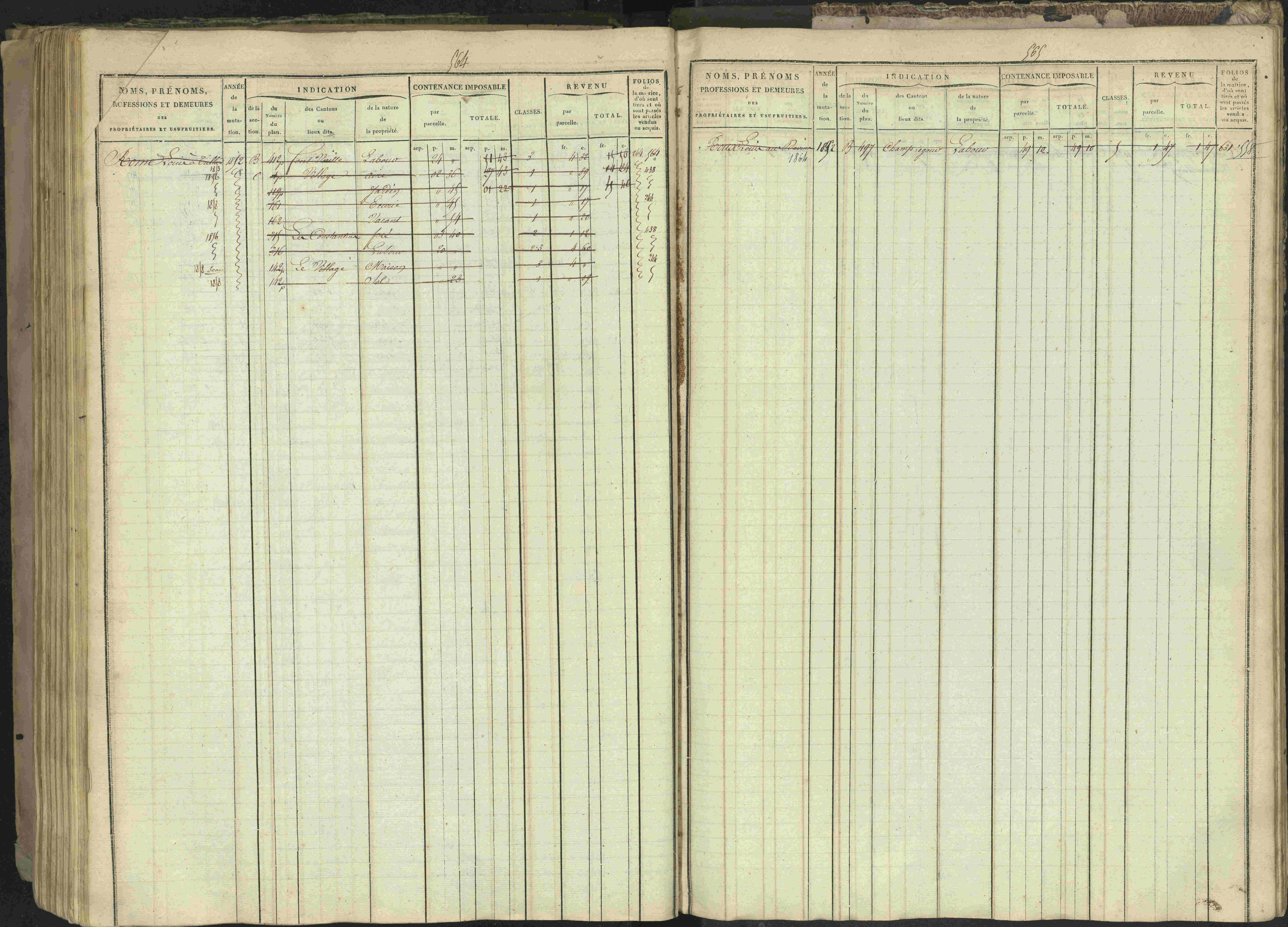 Bréziers - 3 P 273/2 - 3 P 273/2 - Matrice, folios 1-640. 