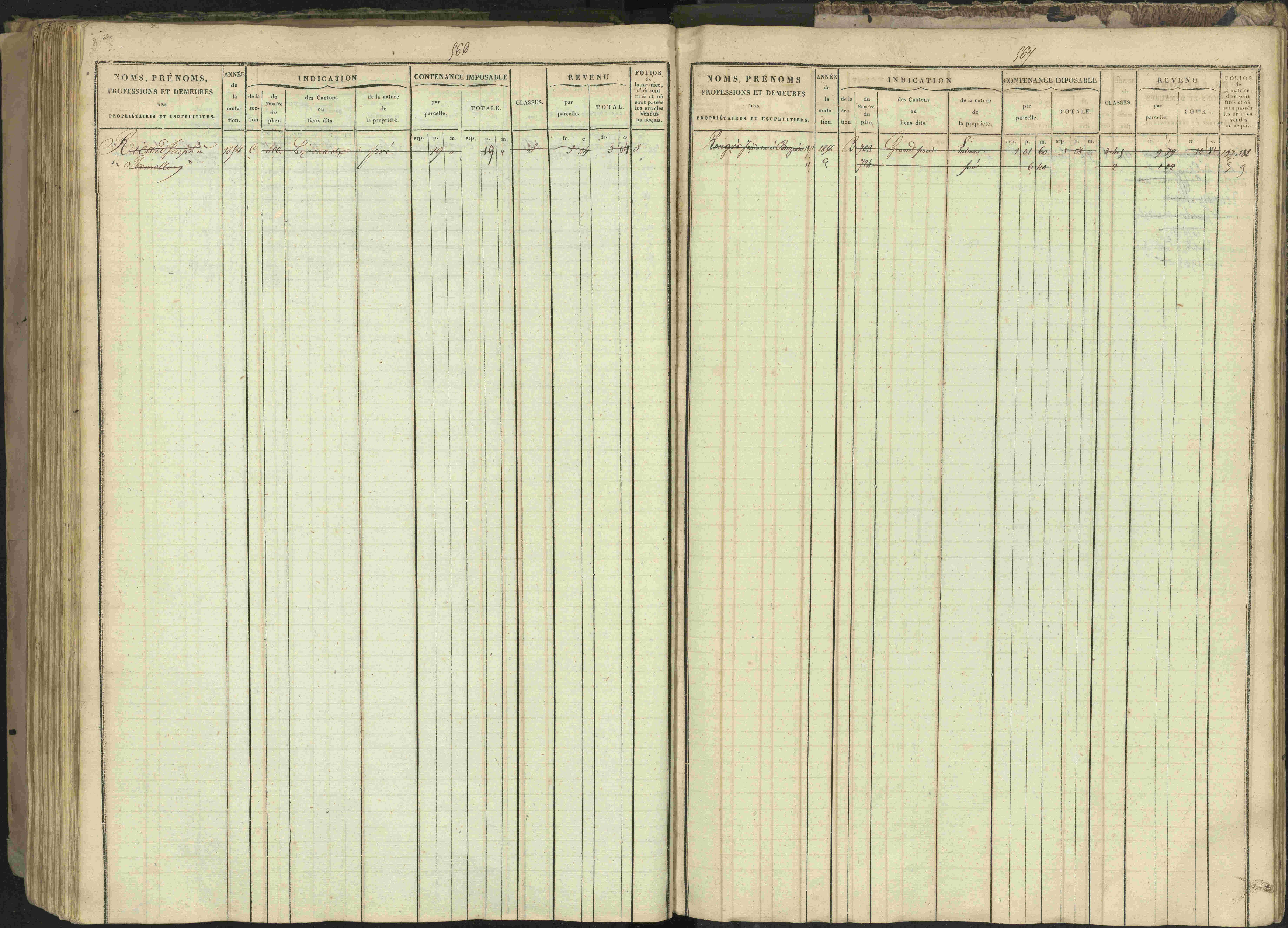 Bréziers - 3 P 273/2 - 3 P 273/2 - Matrice, folios 1-640. 