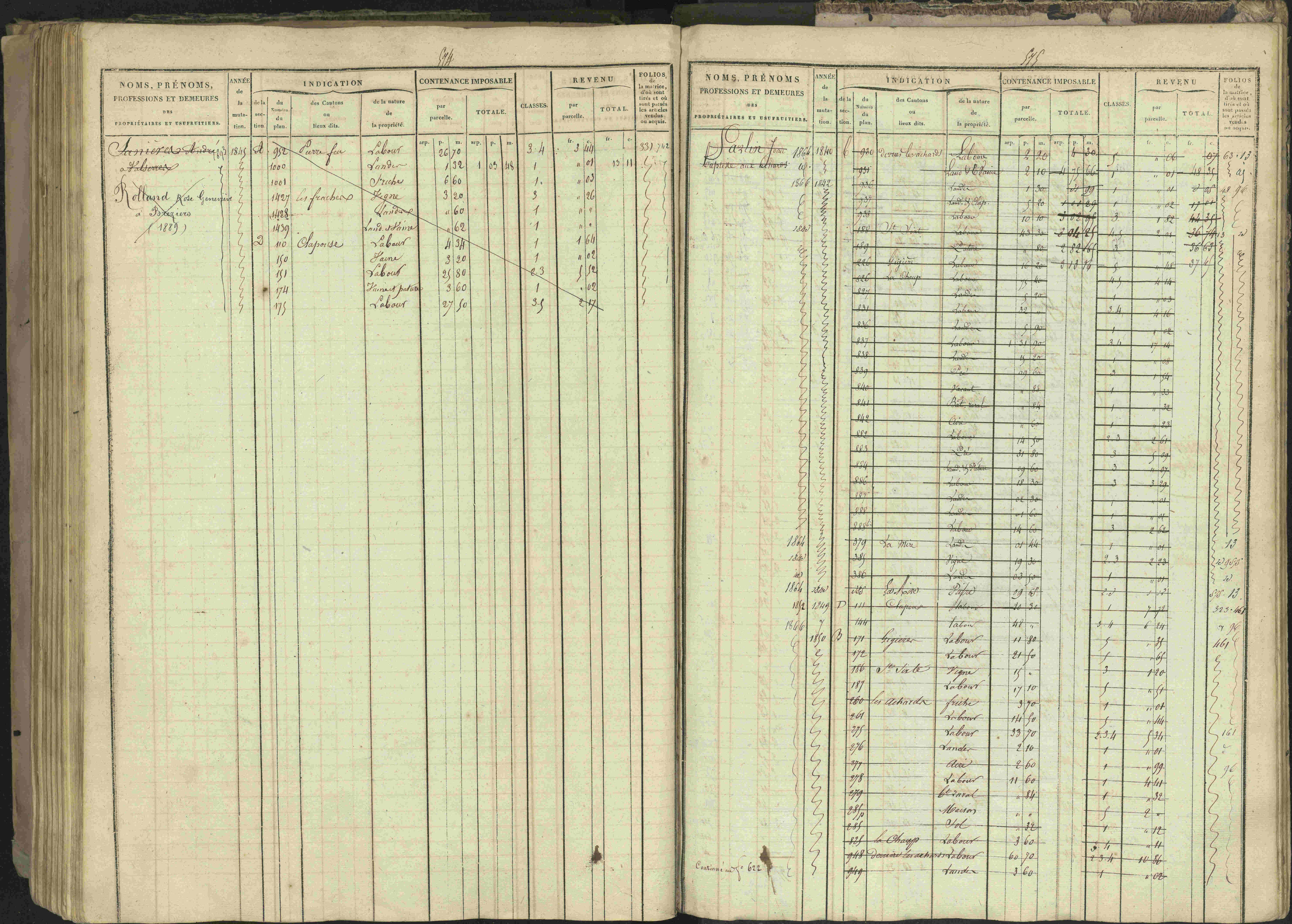 Bréziers - 3 P 273/2 - 3 P 273/2 - Matrice, folios 1-640. 