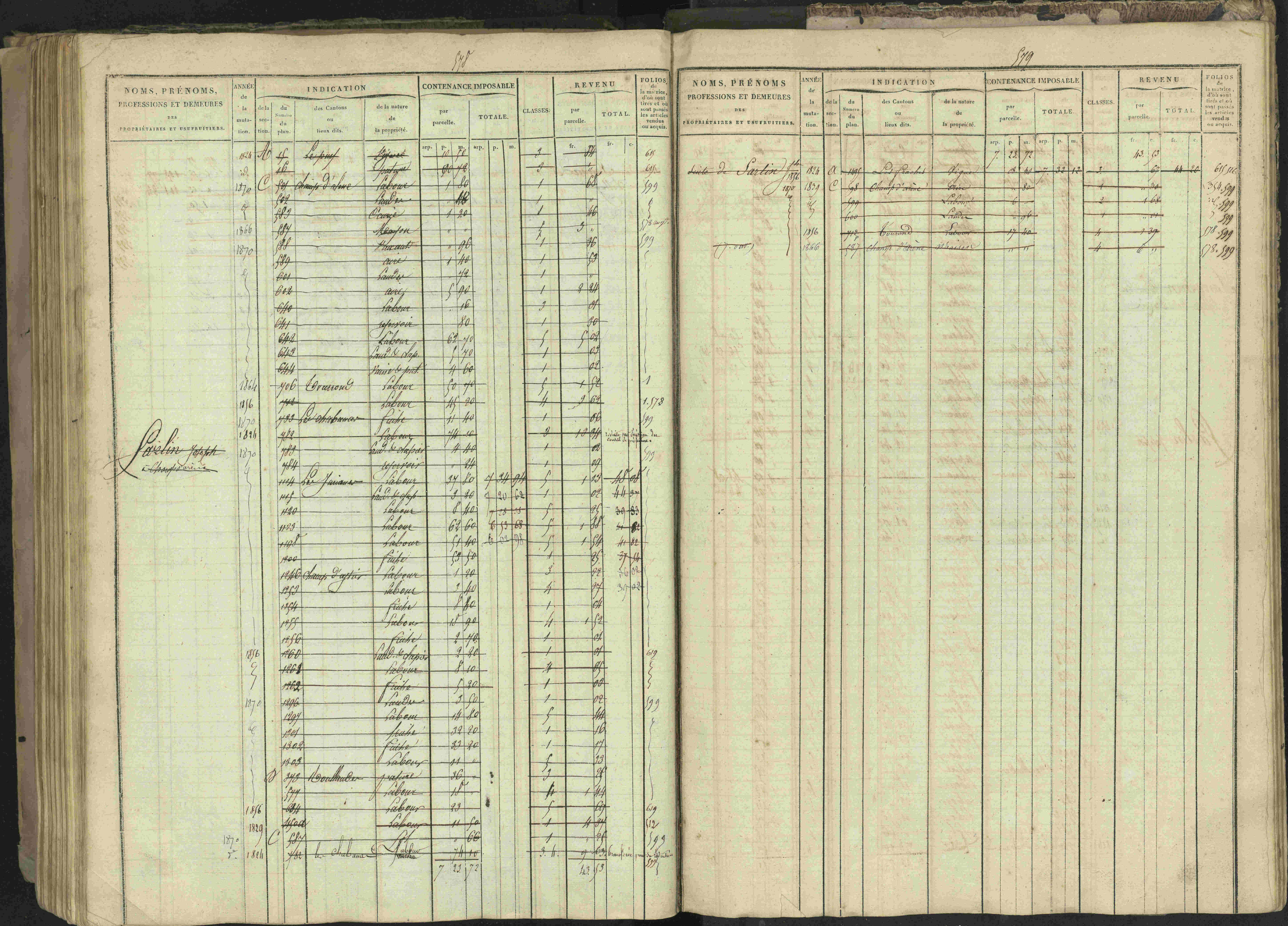 Bréziers - 3 P 273/2 - 3 P 273/2 - Matrice, folios 1-640. 