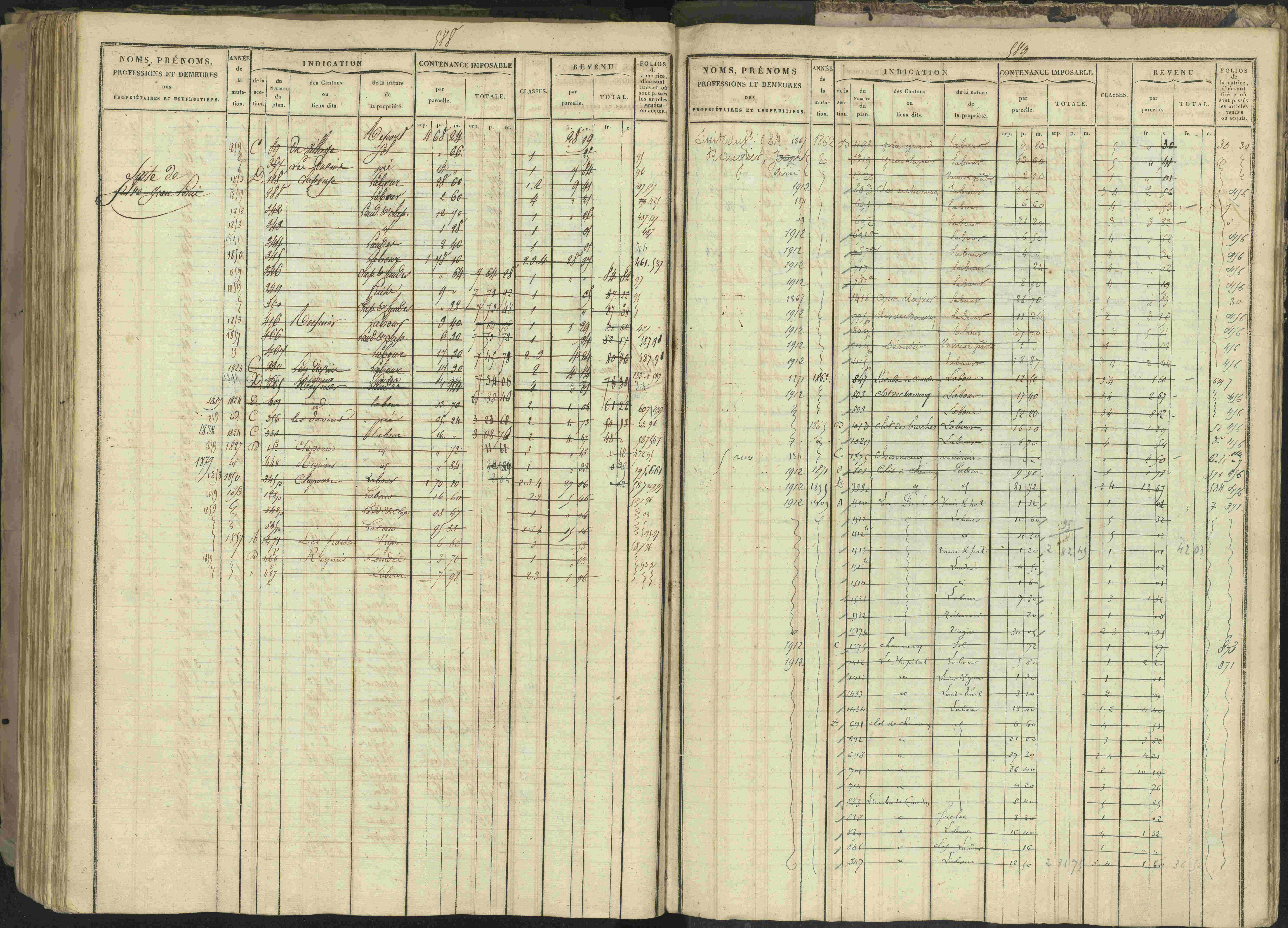 Bréziers - 3 P 273/2 - 3 P 273/2 - Matrice, folios 1-640. 