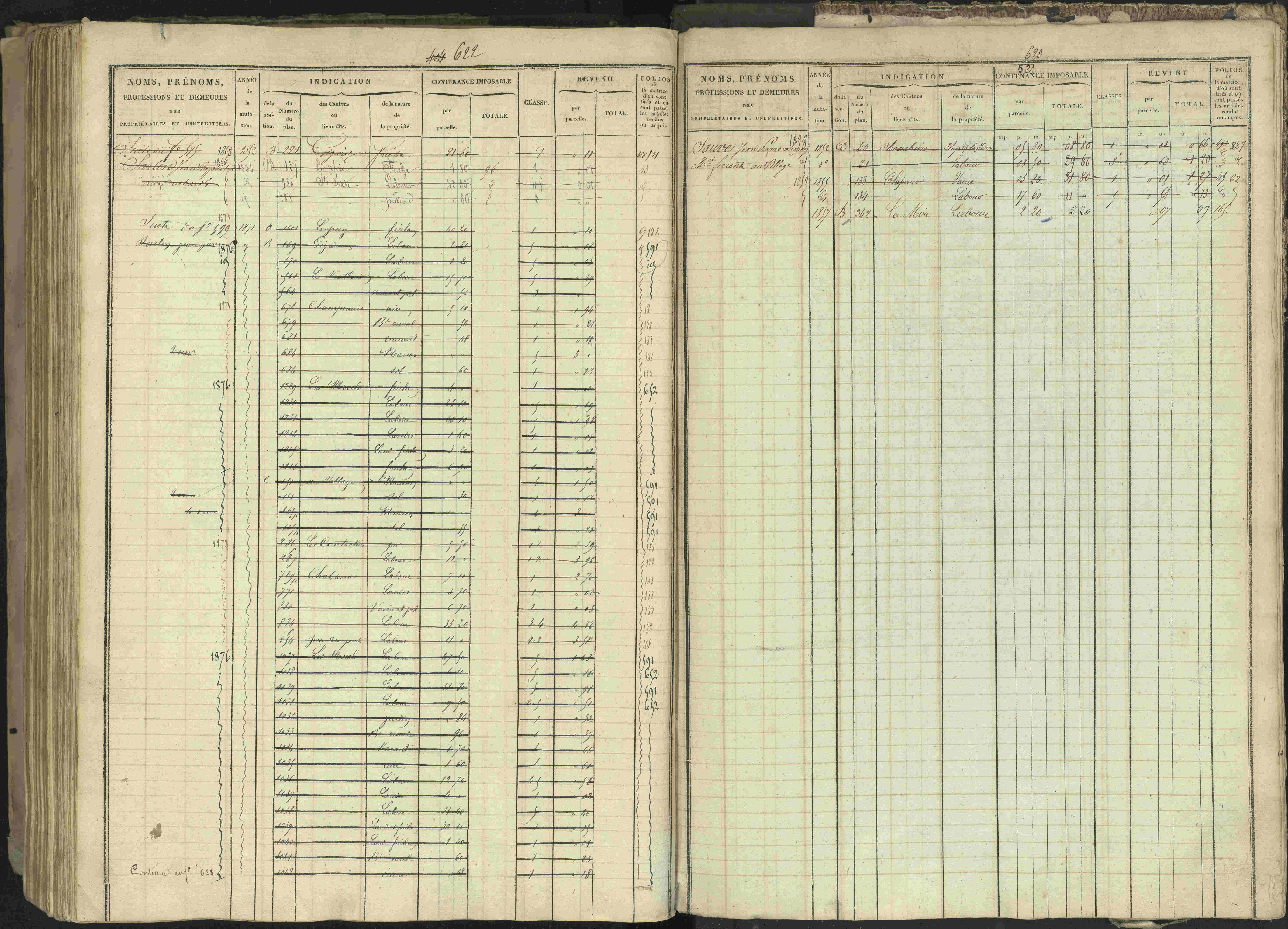 Bréziers - 3 P 273/2 - 3 P 273/2 - Matrice, folios 1-640. 