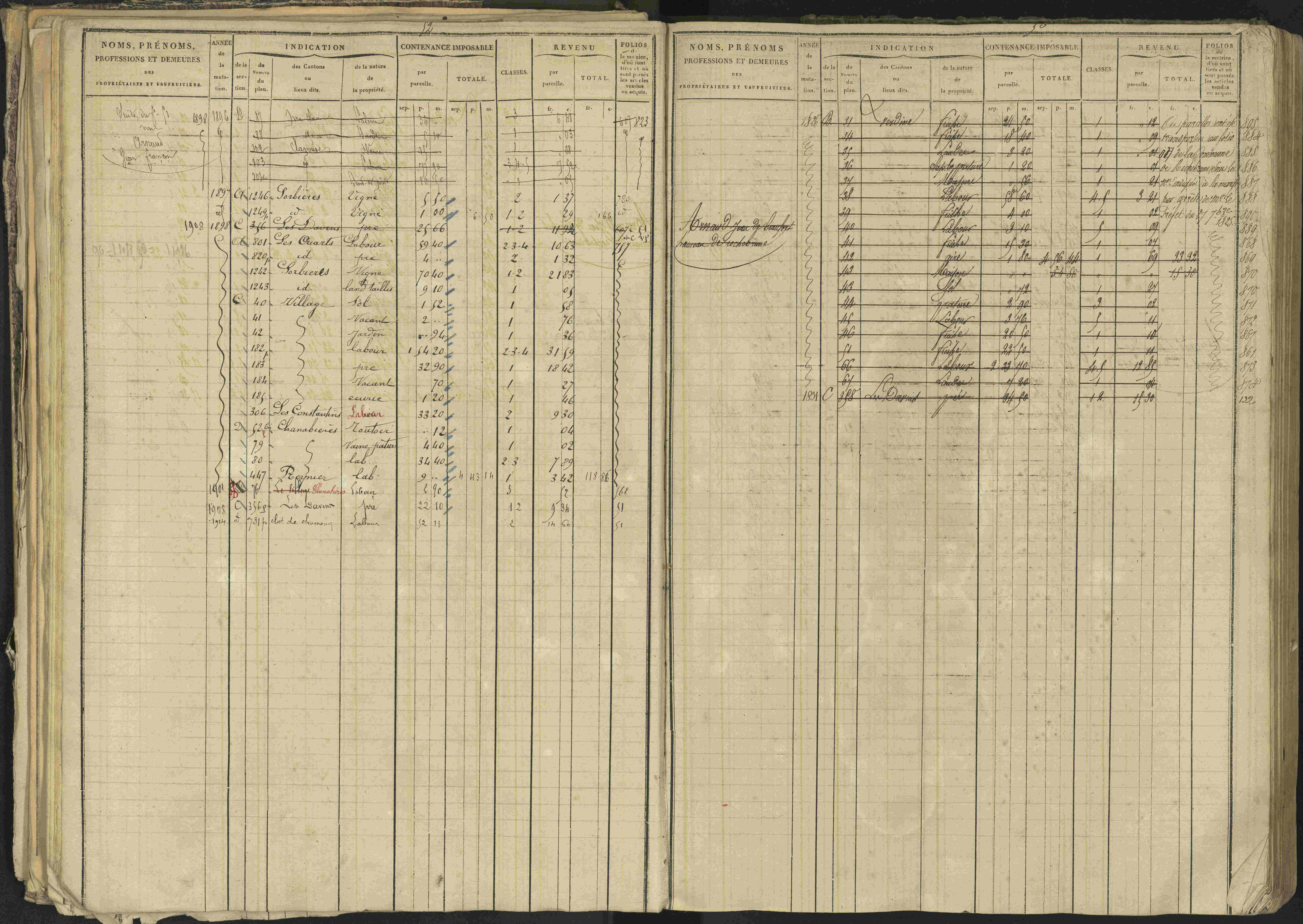 Bréziers - 3 P 273/2 - 3 P 273/2 - Matrice, folios 1-640. 