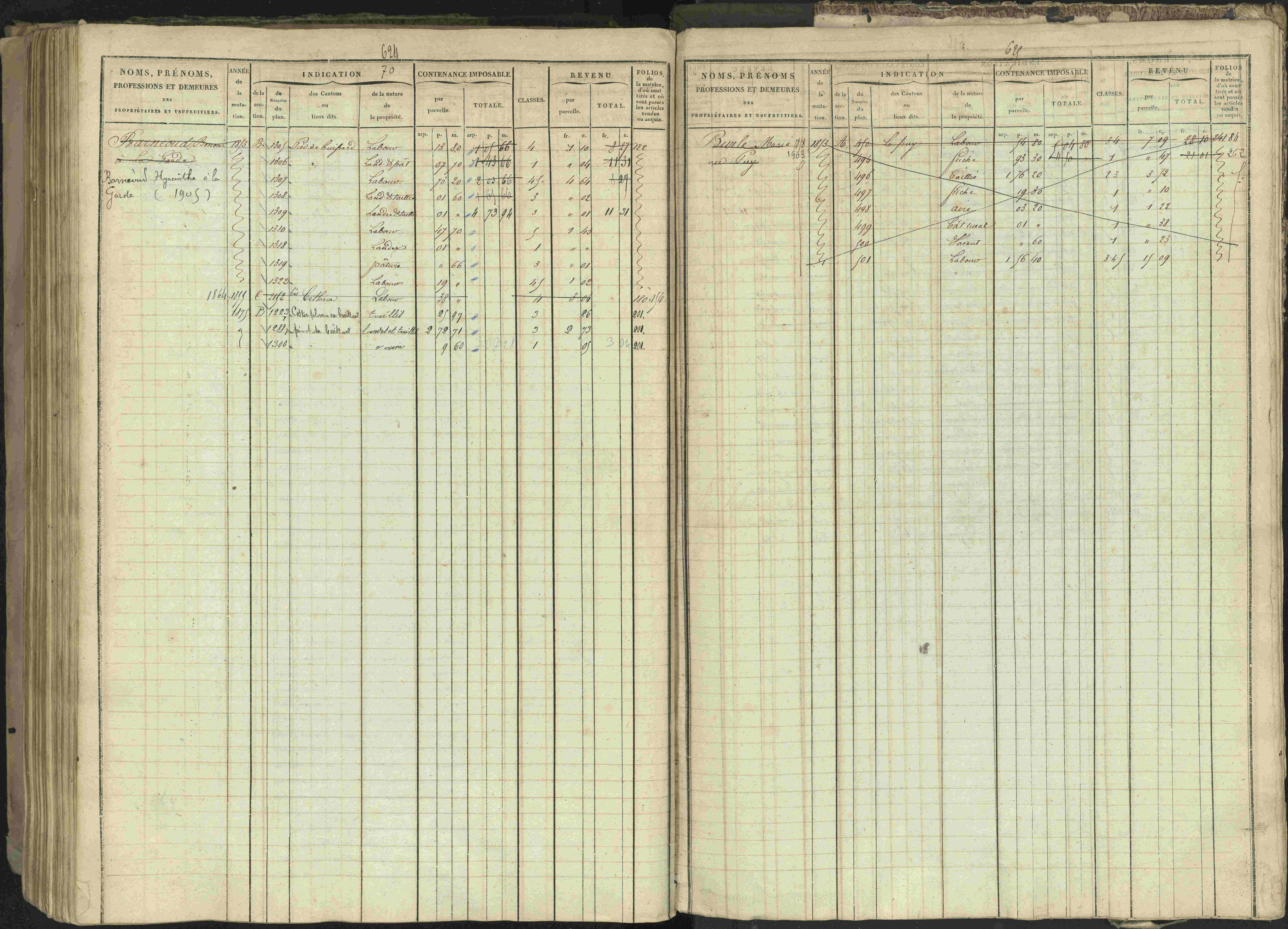 Bréziers - 3 P 273/2 - 3 P 273/2 - Matrice, folios 1-640. 