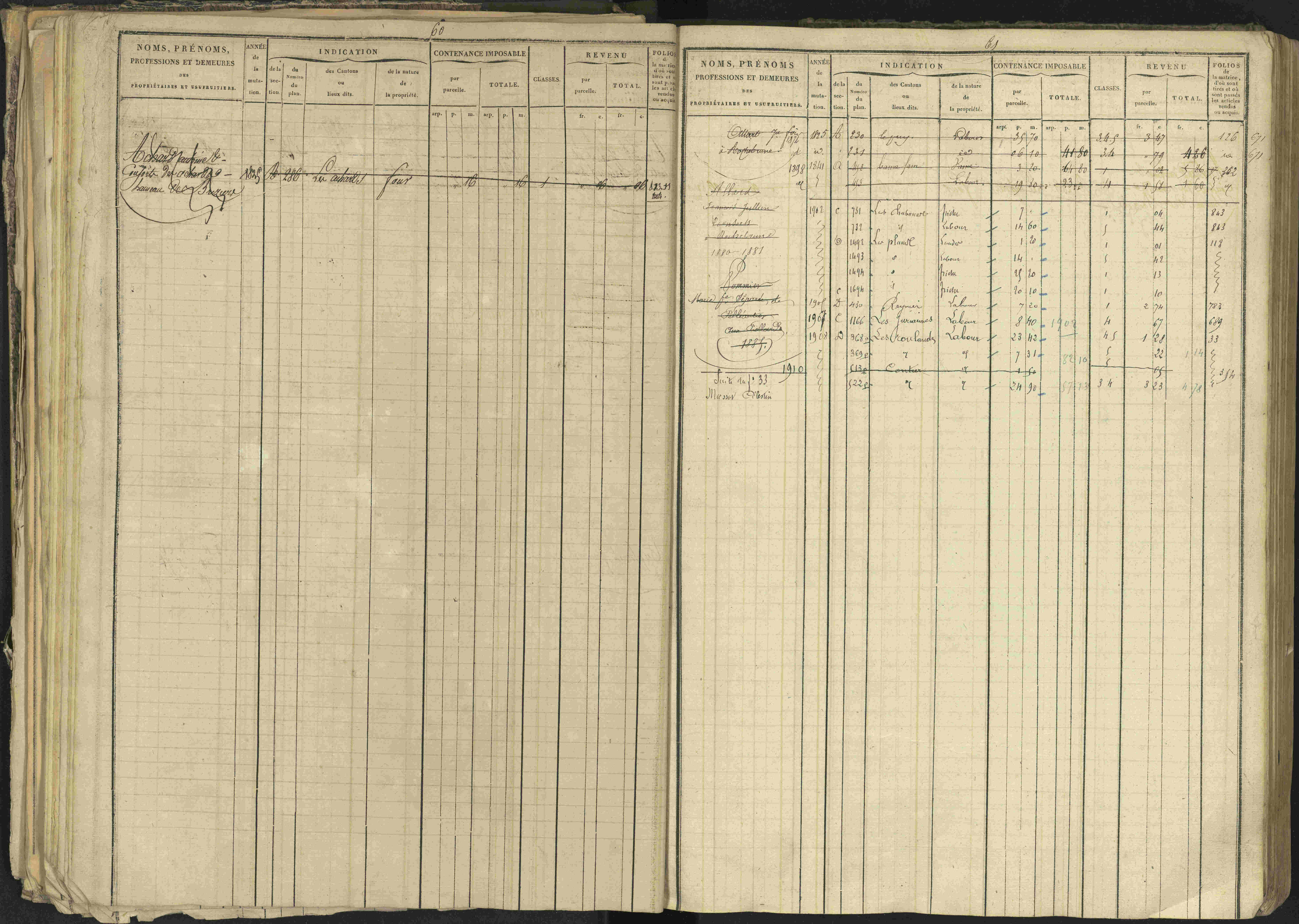 Bréziers - 3 P 273/2 - 3 P 273/2 - Matrice, folios 1-640. 