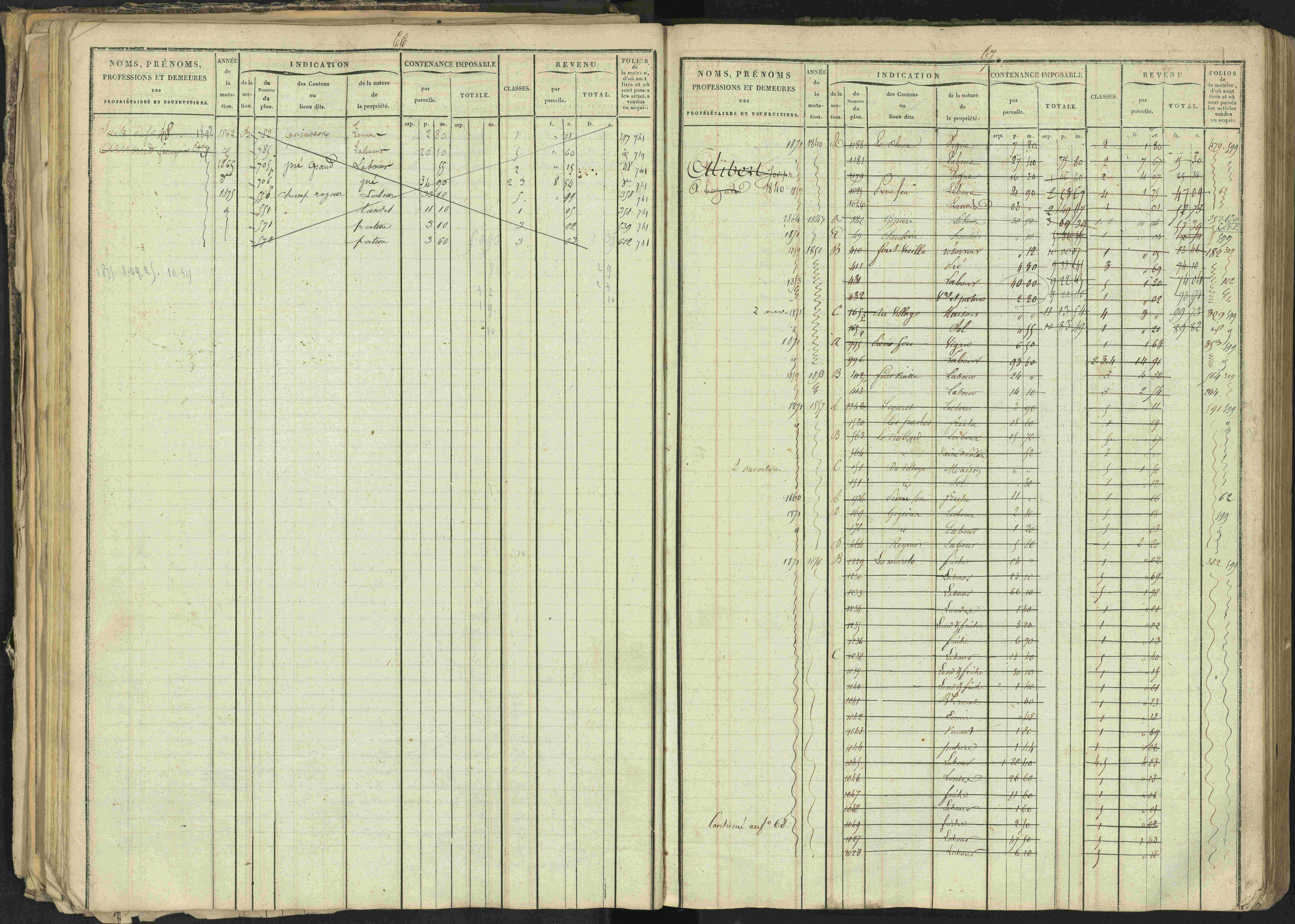Bréziers - 3 P 273/2 - 3 P 273/2 - Matrice, folios 1-640. 