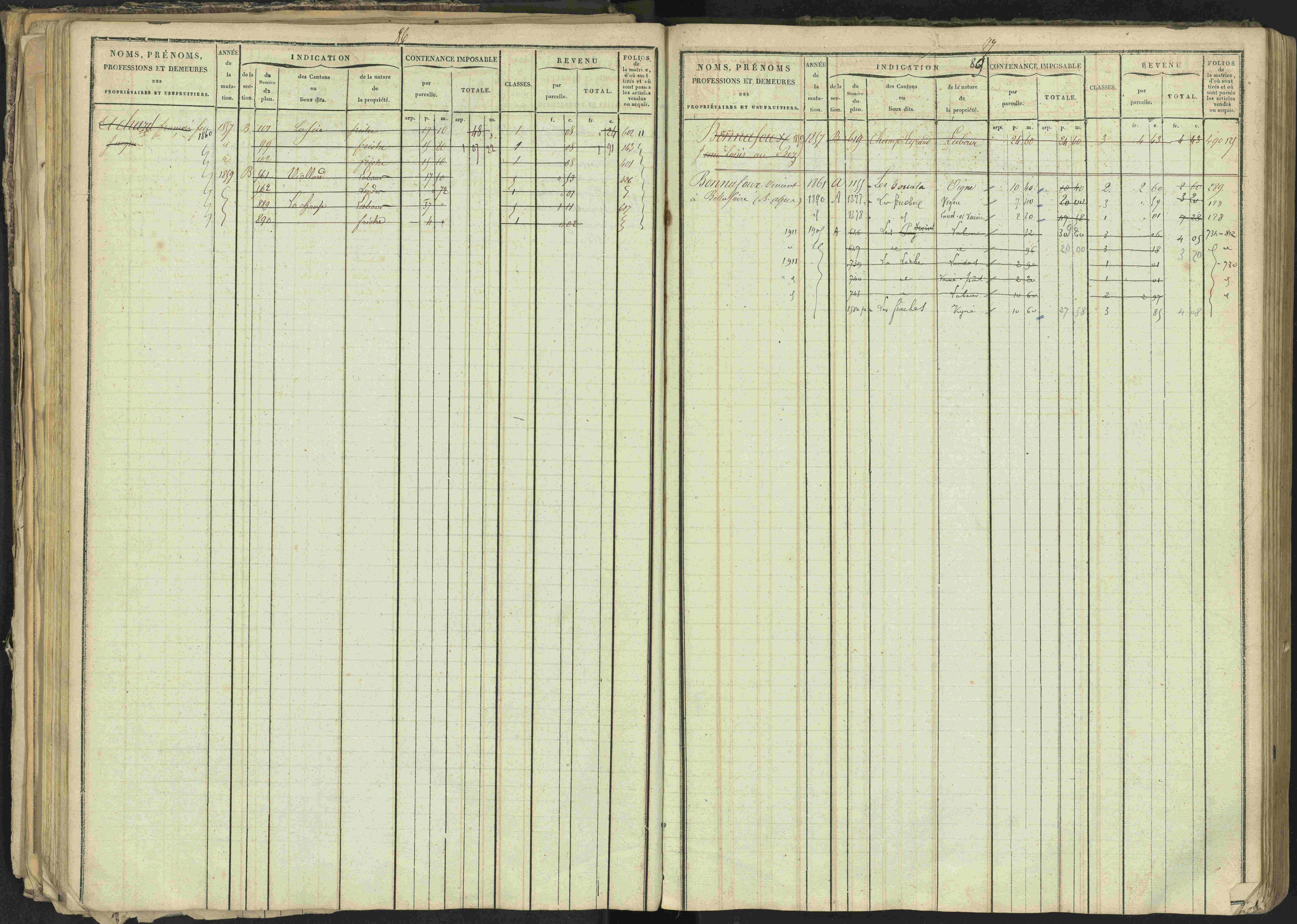 Bréziers - 3 P 273/2 - 3 P 273/2 - Matrice, folios 1-640. 