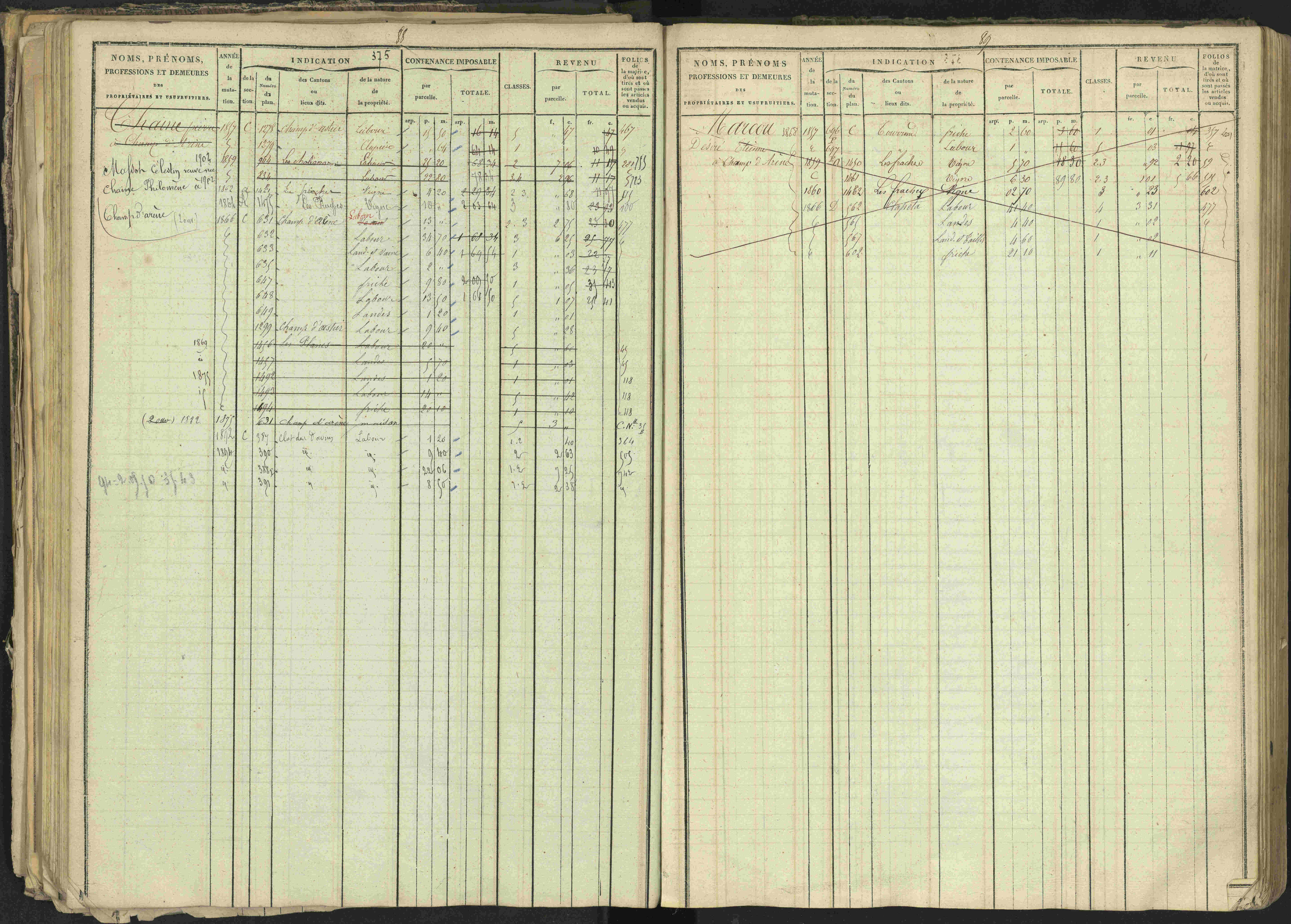 Bréziers - 3 P 273/2 - 3 P 273/2 - Matrice, folios 1-640. 