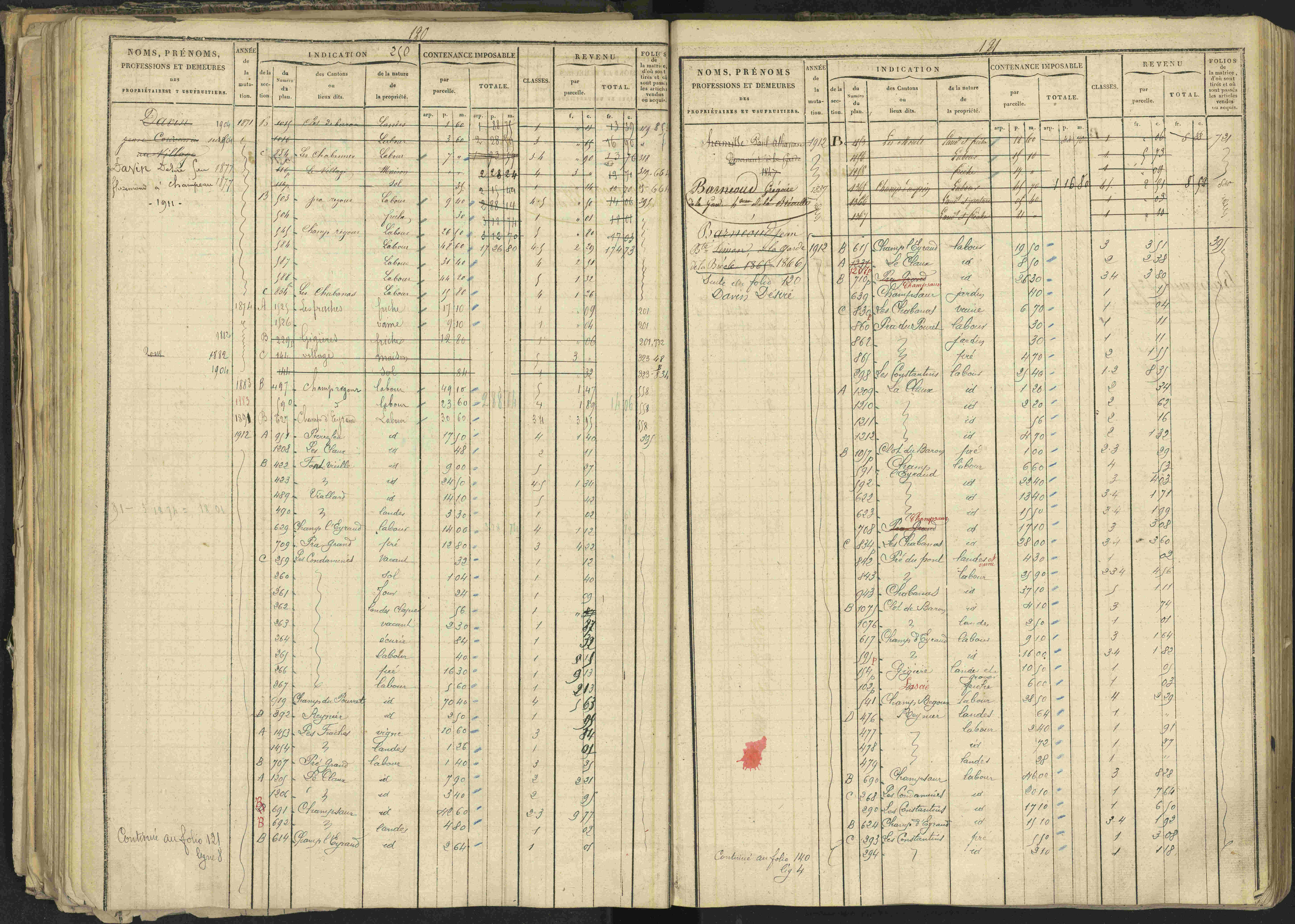 Bréziers - 3 P 273/2 - 3 P 273/2 - Matrice, folios 1-640. 