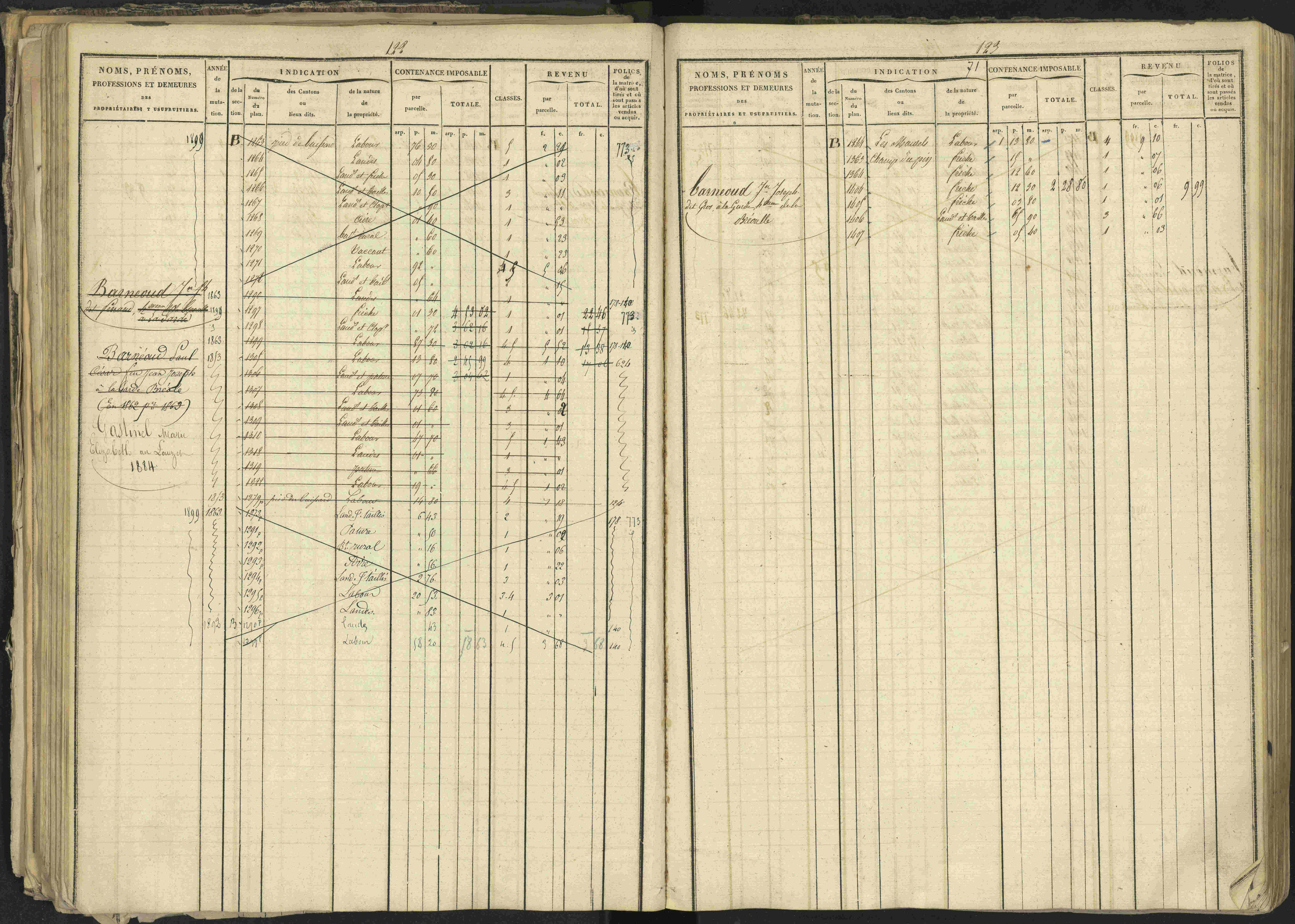 Bréziers - 3 P 273/2 - 3 P 273/2 - Matrice, folios 1-640. 