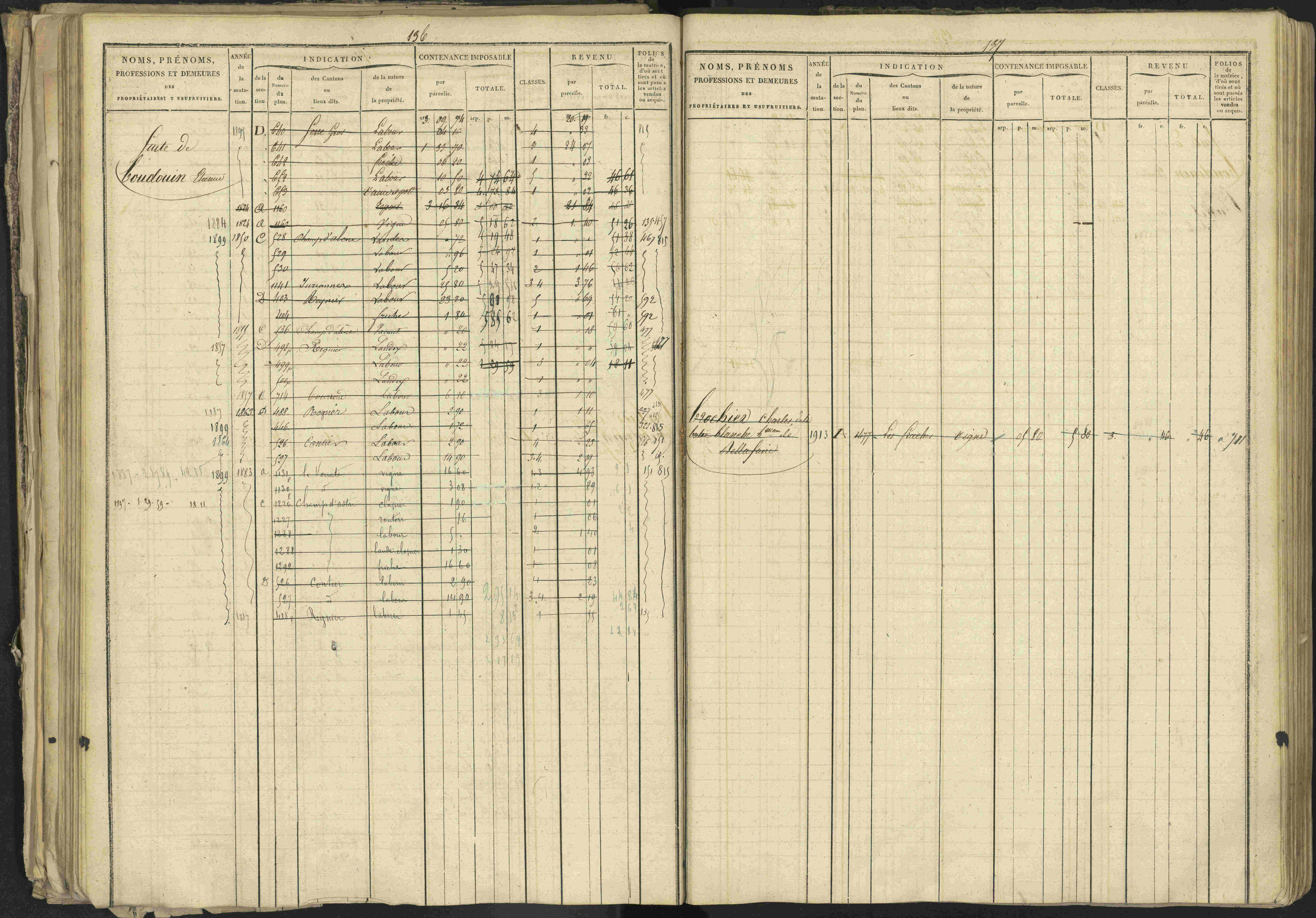 Bréziers - 3 P 273/2 - 3 P 273/2 - Matrice, folios 1-640. 