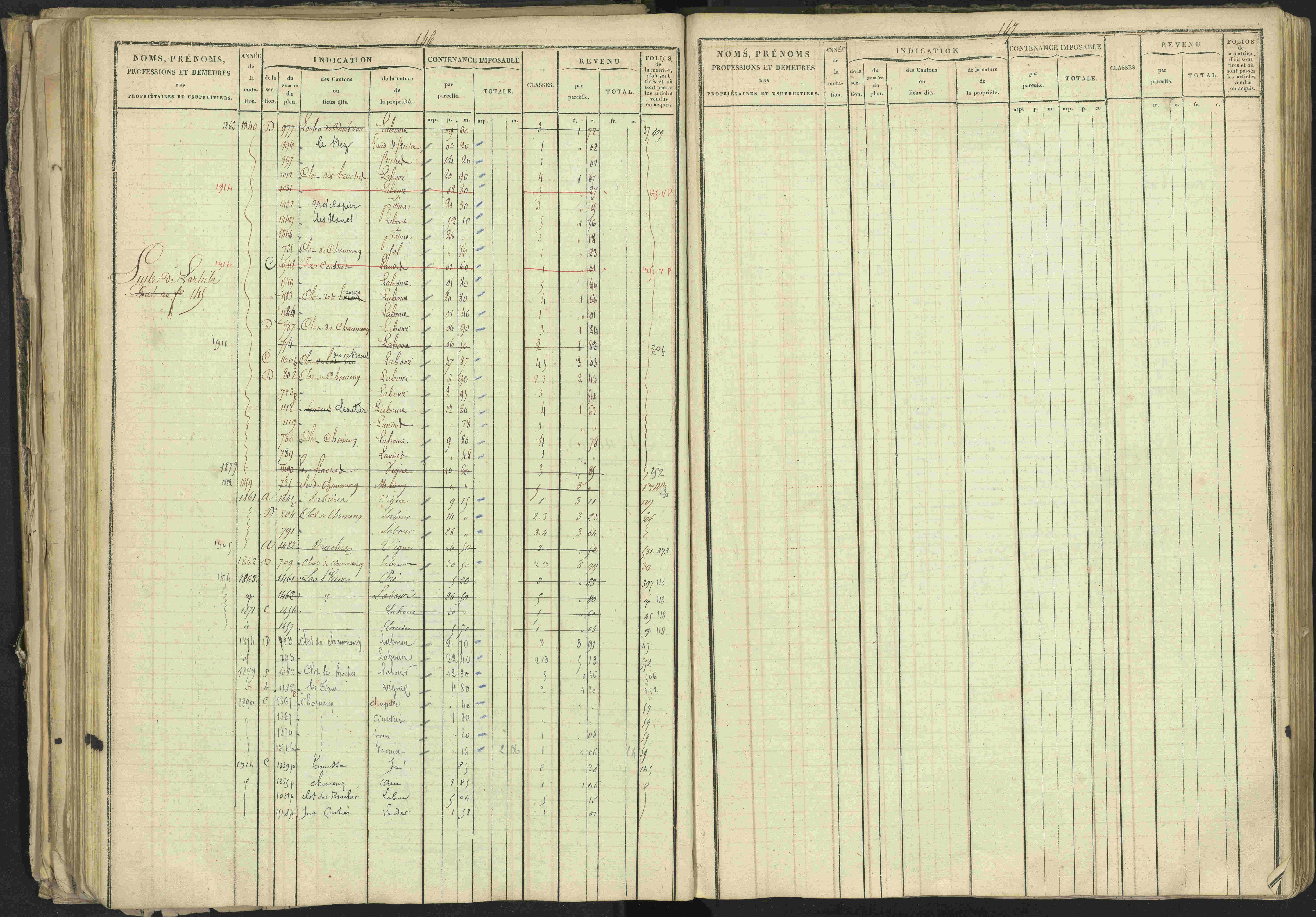 Bréziers - 3 P 273/2 - 3 P 273/2 - Matrice, folios 1-640. 