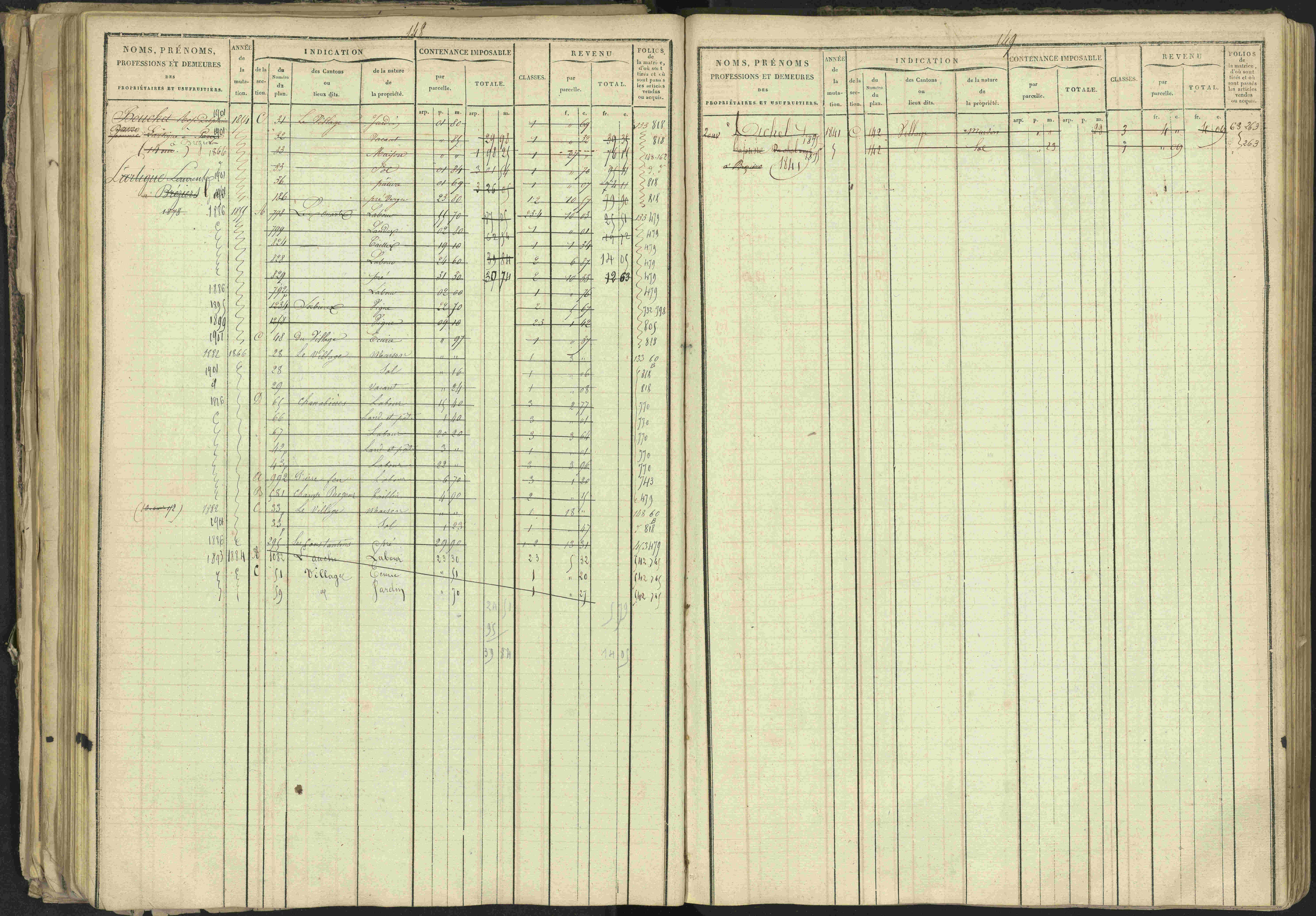 Bréziers - 3 P 273/2 - 3 P 273/2 - Matrice, folios 1-640. 