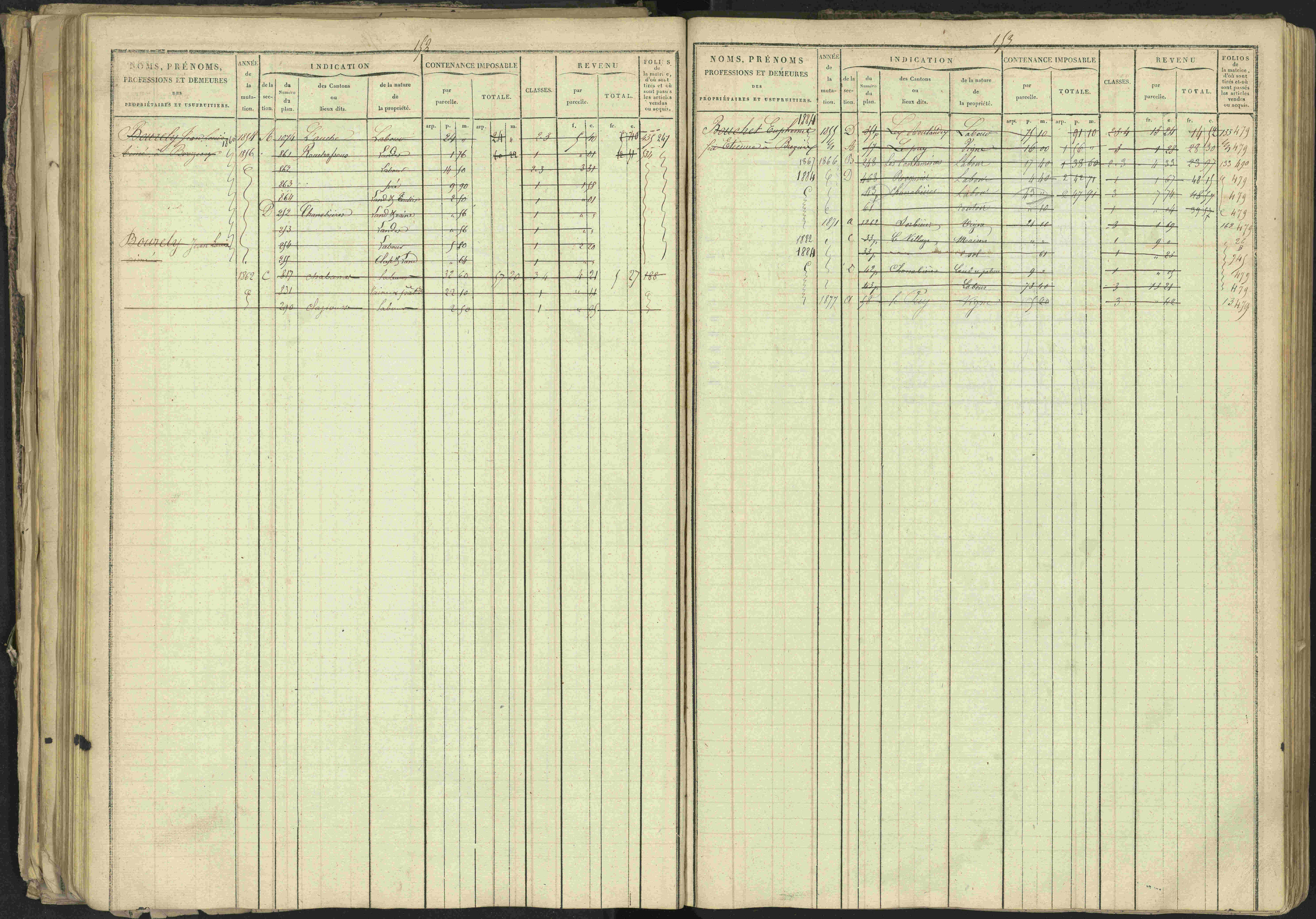 Bréziers - 3 P 273/2 - 3 P 273/2 - Matrice, folios 1-640. 