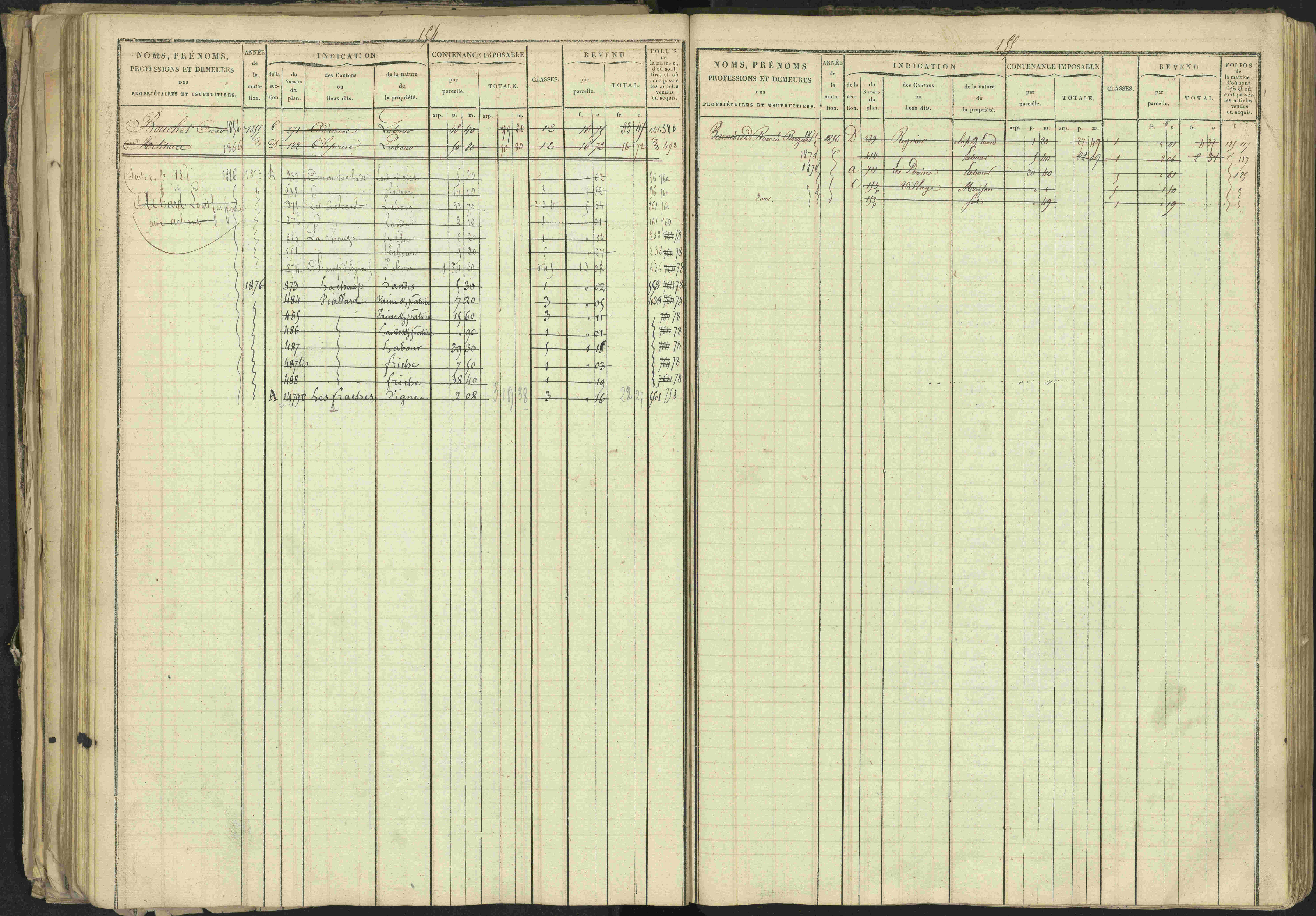 Bréziers - 3 P 273/2 - 3 P 273/2 - Matrice, folios 1-640. 