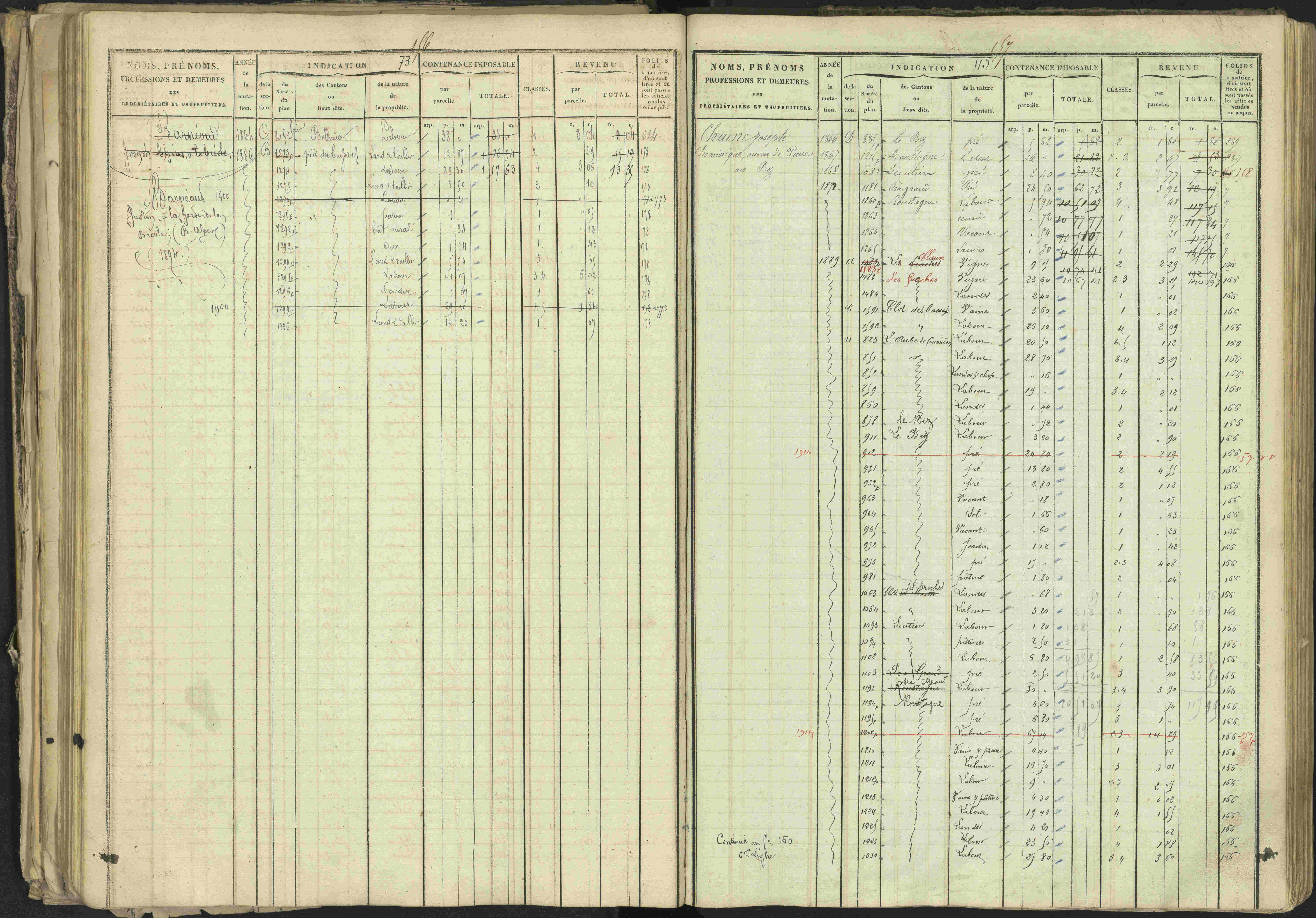 Bréziers - 3 P 273/2 - 3 P 273/2 - Matrice, folios 1-640. 