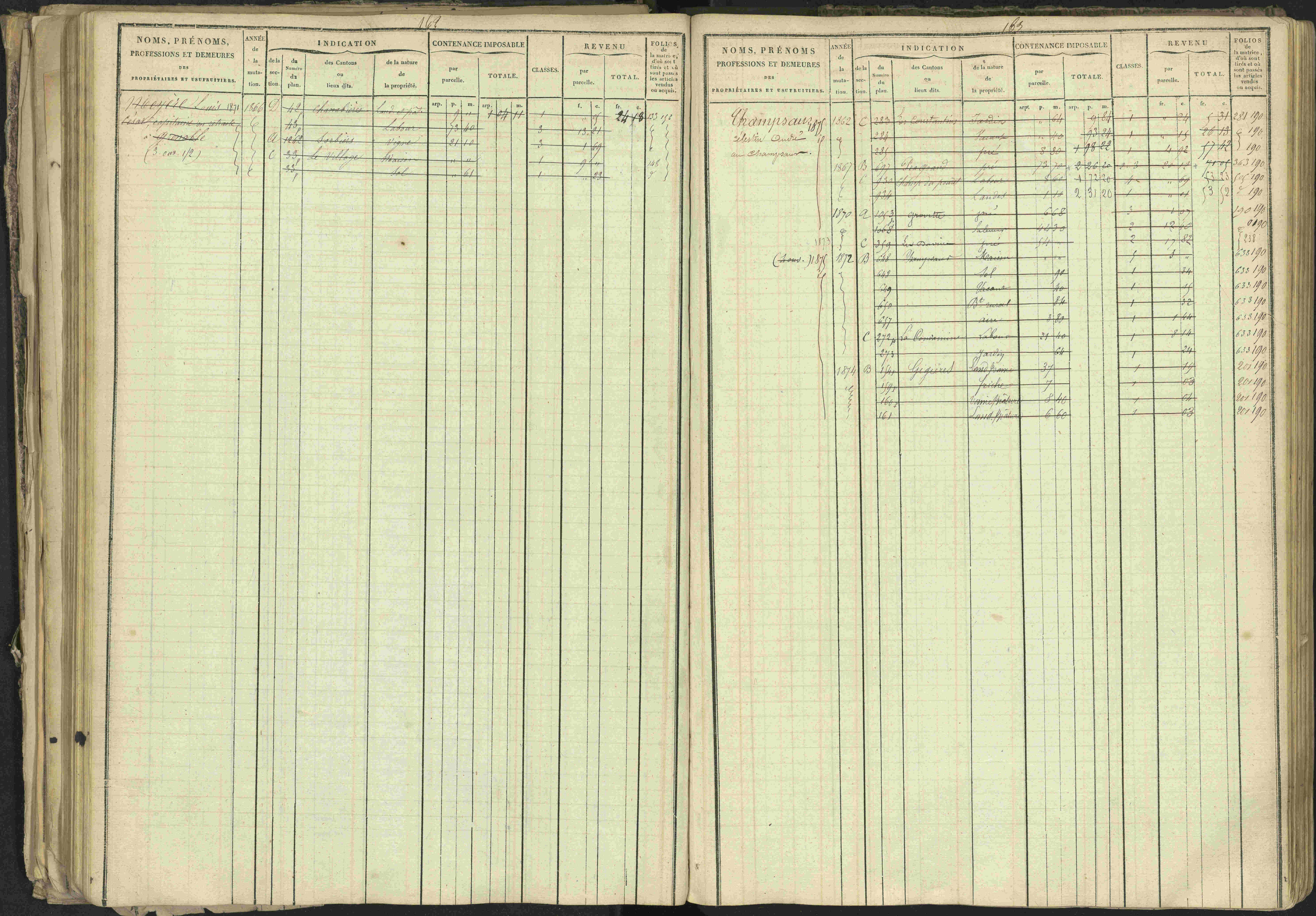 Bréziers - 3 P 273/2 - 3 P 273/2 - Matrice, folios 1-640. 