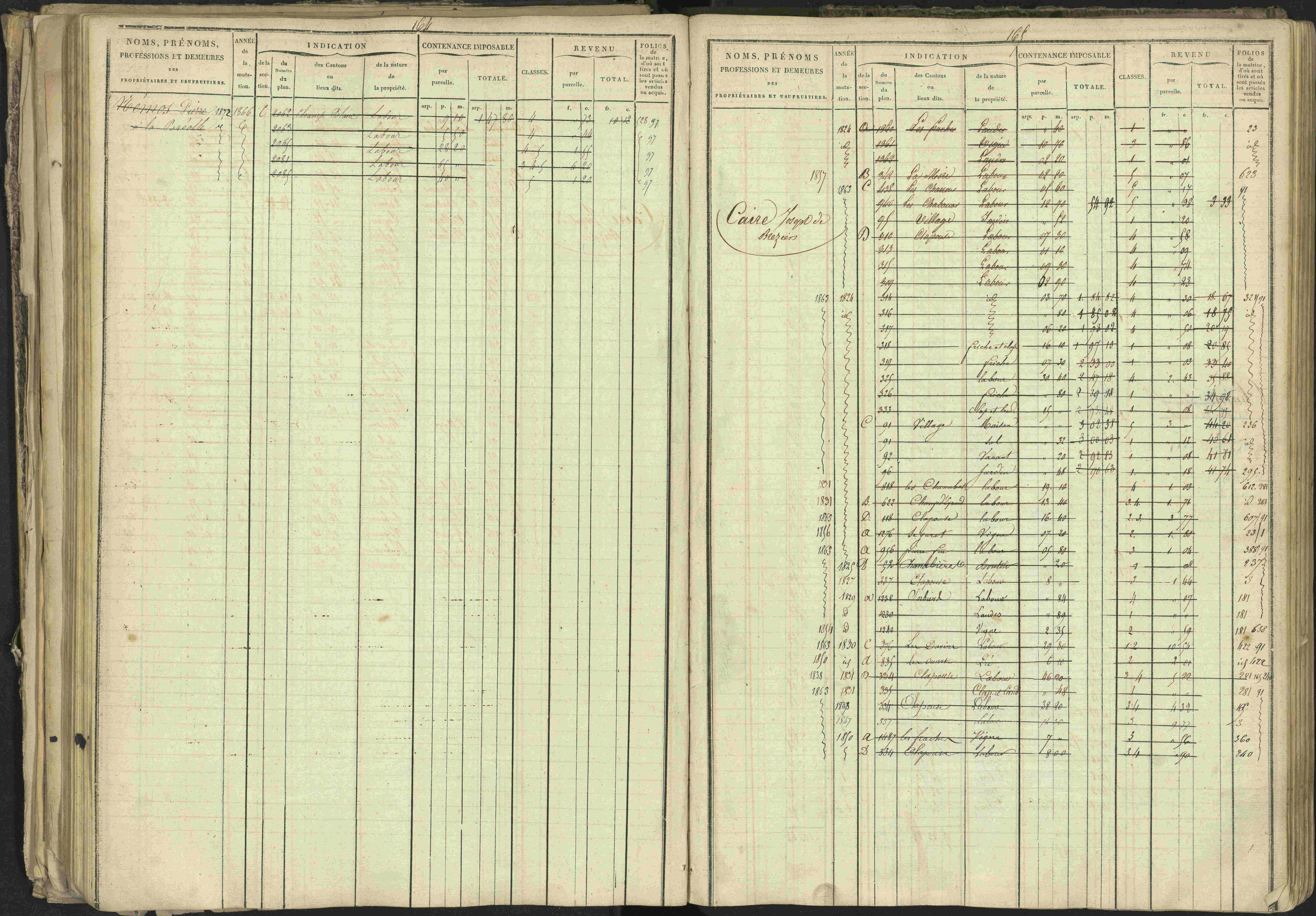 Bréziers - 3 P 273/2 - 3 P 273/2 - Matrice, folios 1-640. 