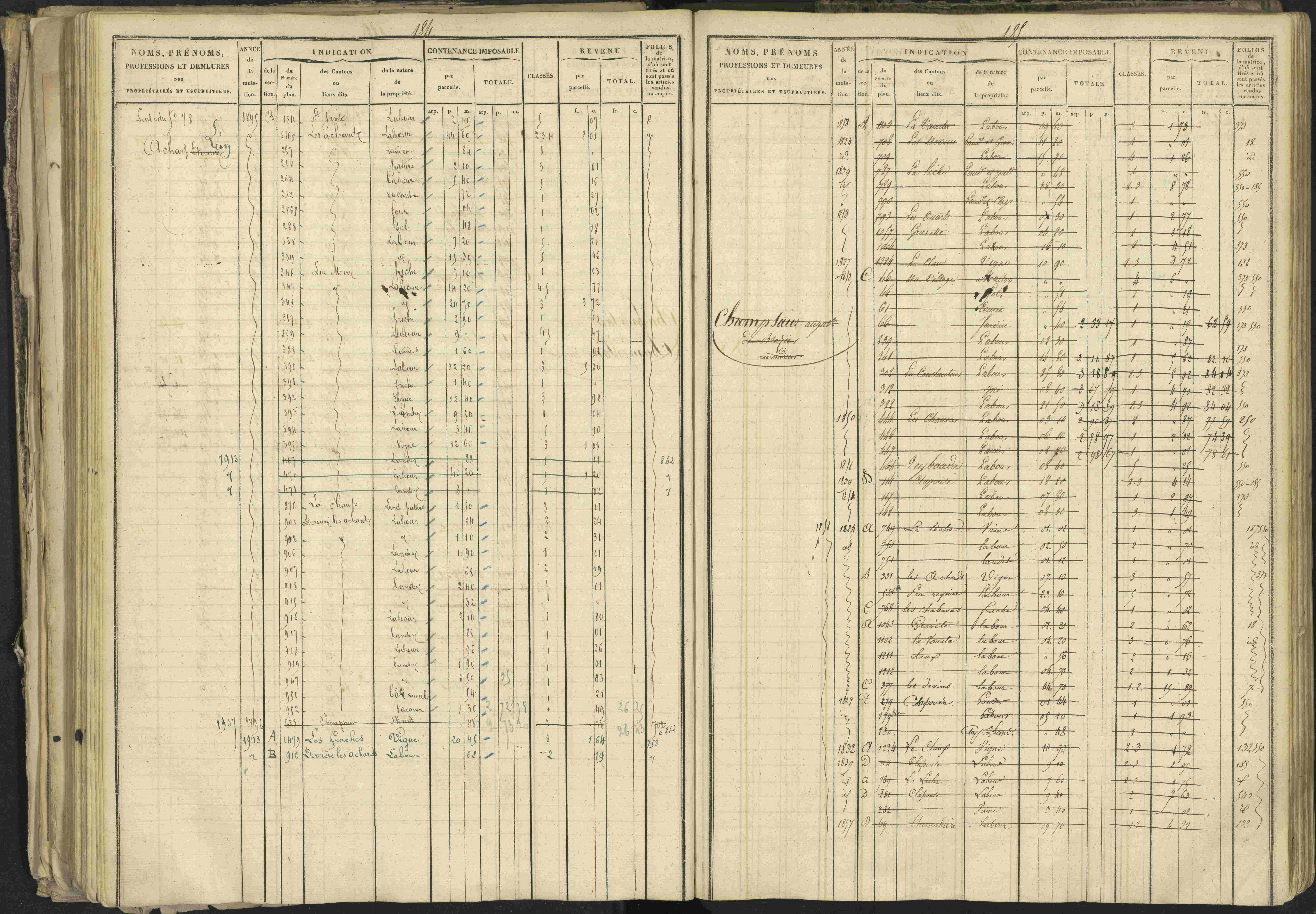 Bréziers - 3 P 273/2 - 3 P 273/2 - Matrice, folios 1-640. 