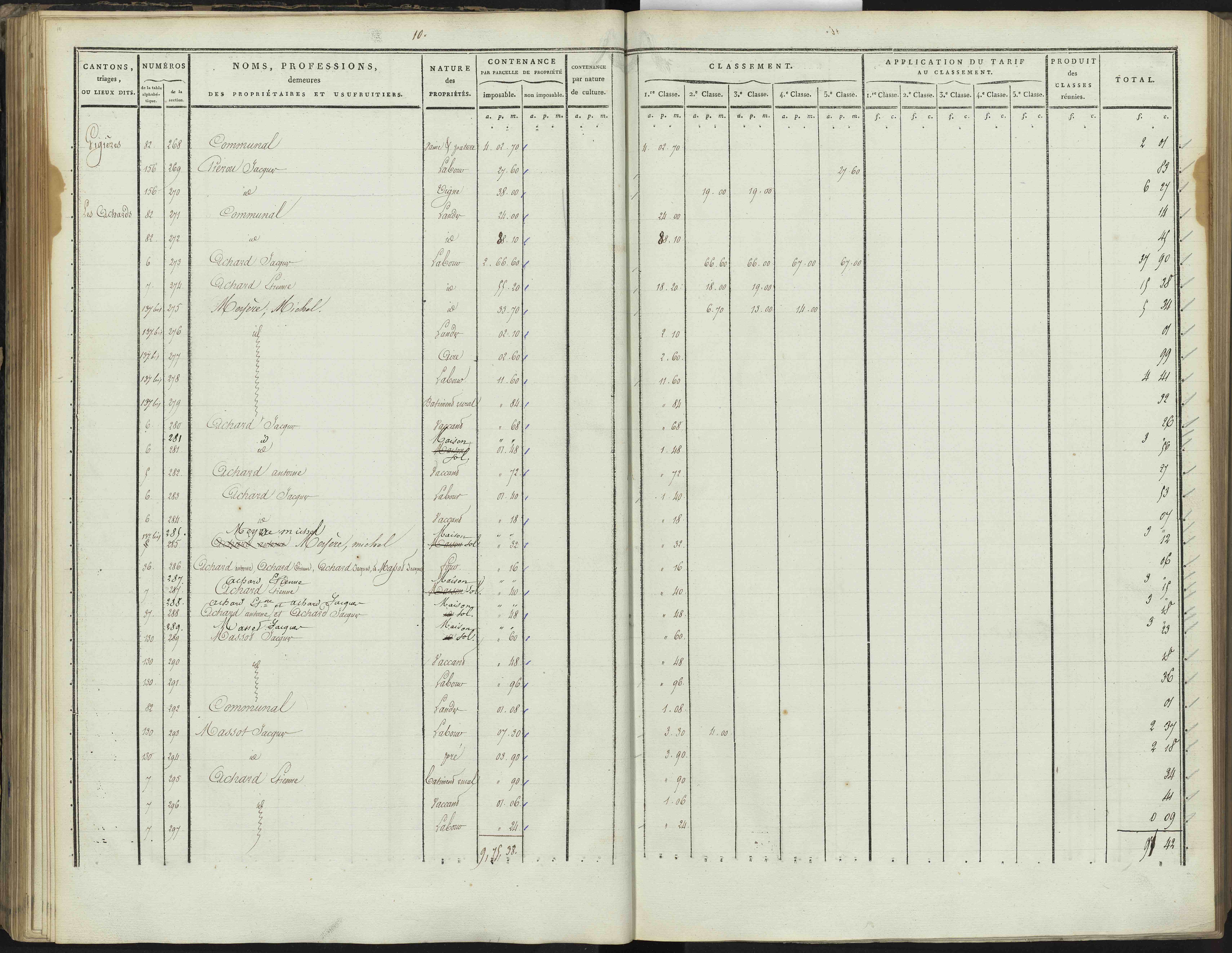 Bréziers - 3 P 272/2 - 3 P 272/2 - Section B 